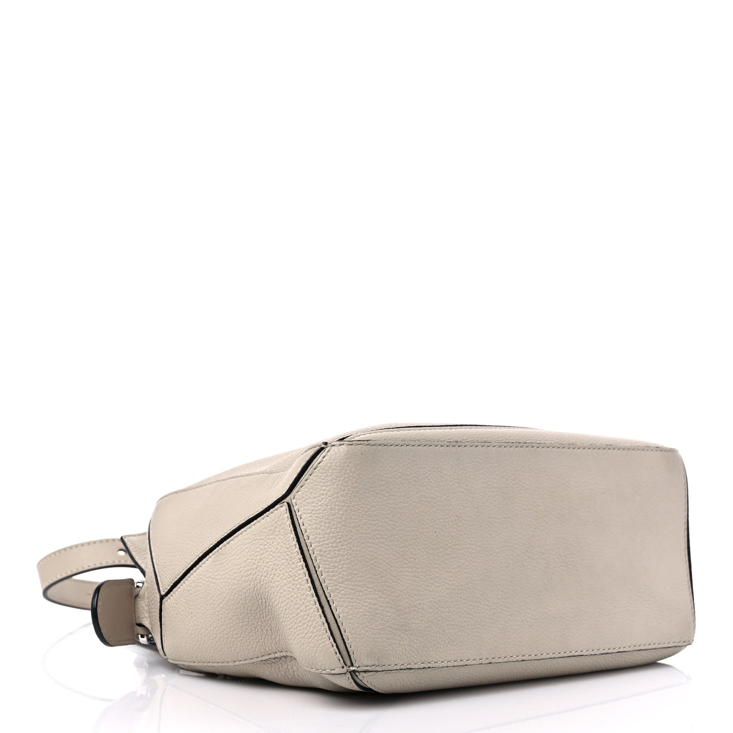 Calfskin Small Puzzle Bag Light Oat