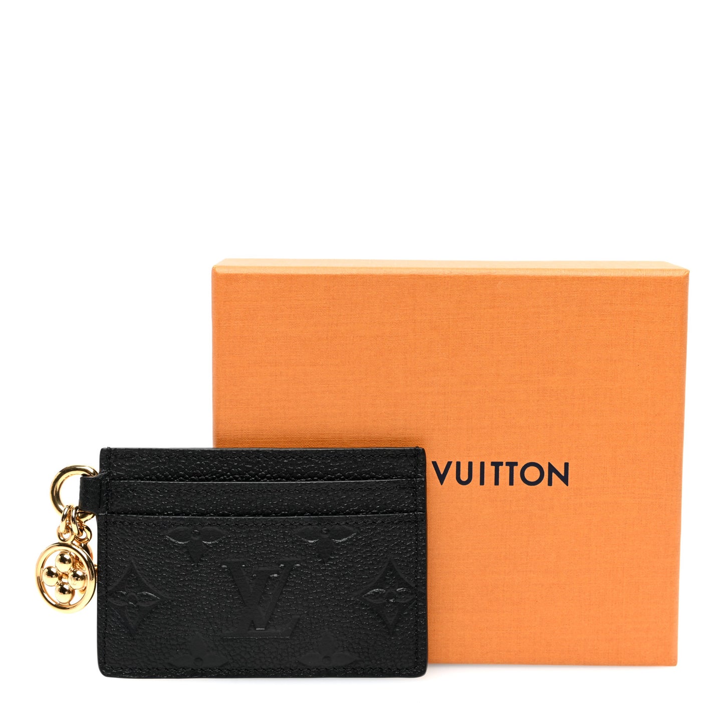 Empreinte Monogram LV Charms Card Holder Black