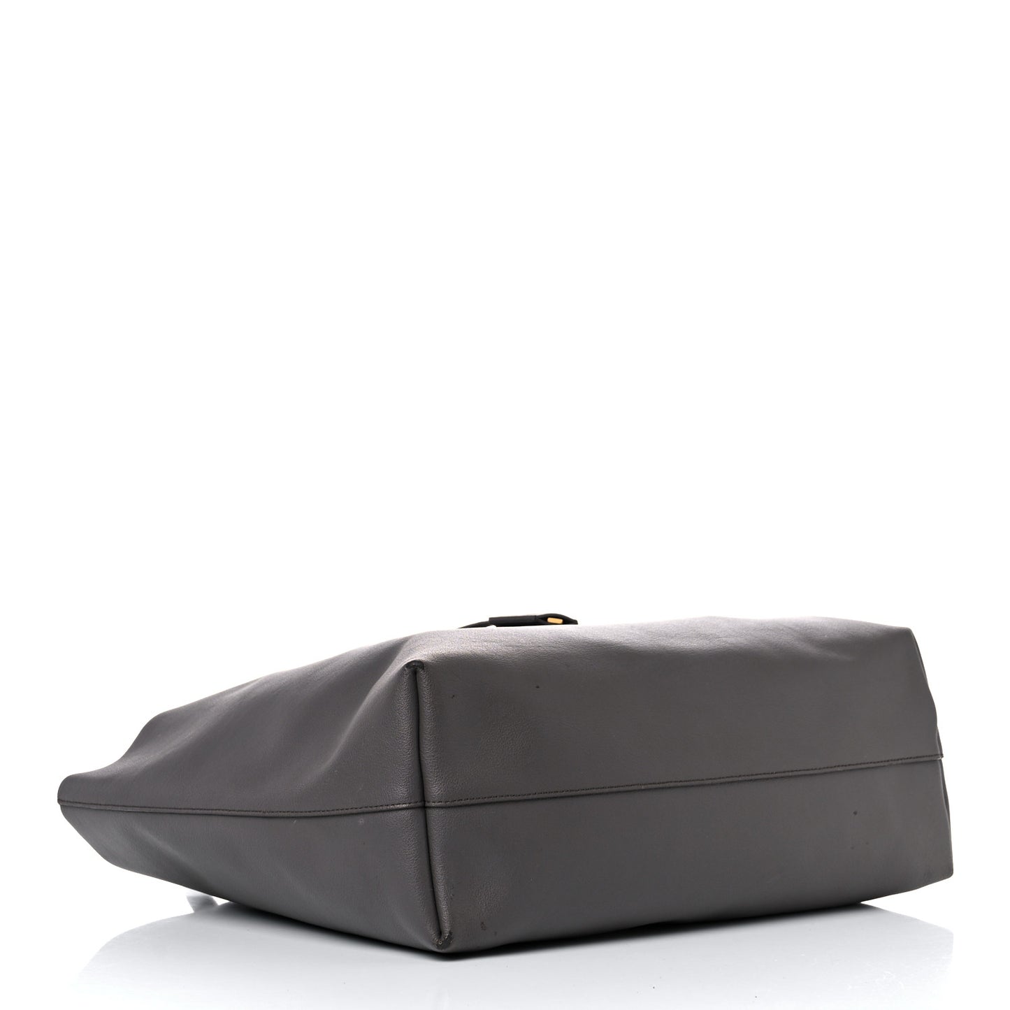 Calfskin Large Shopping Tote Dark Grey