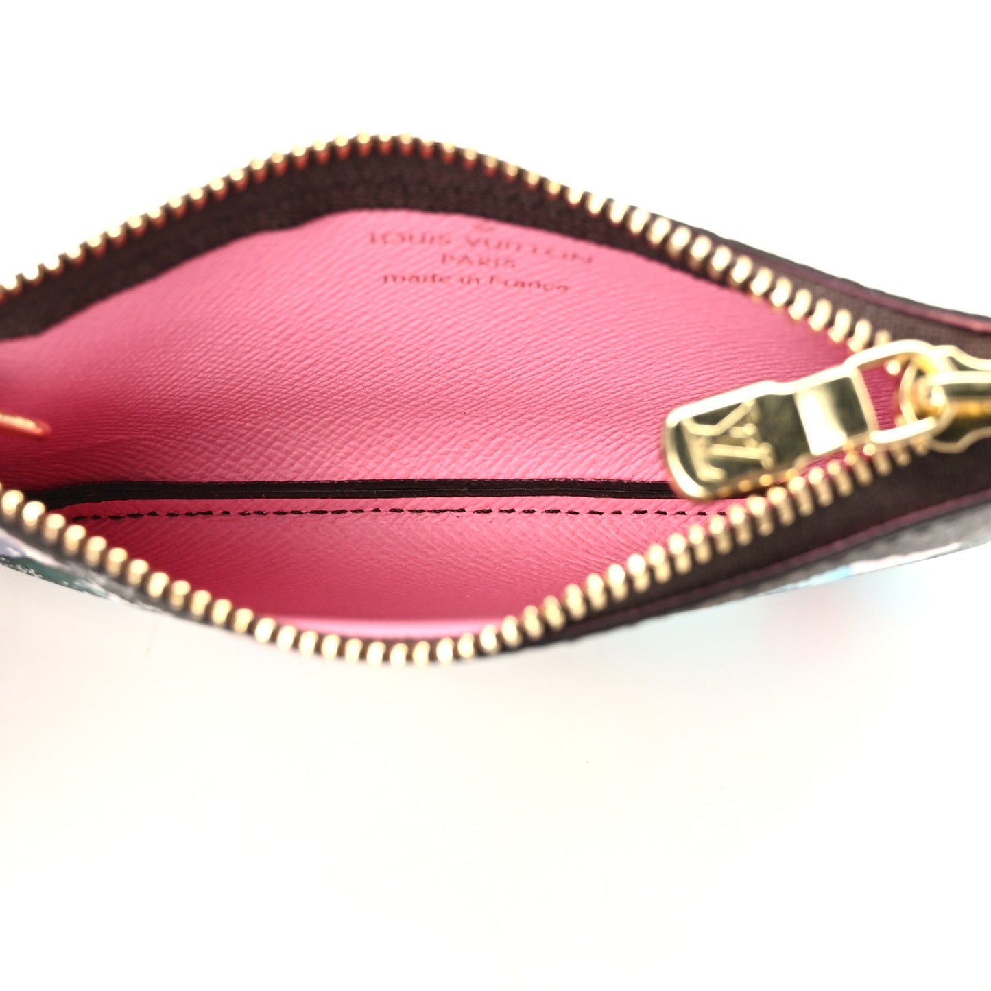 Monogram 2023 Christmas Animation Alpine Key Pouch Pink