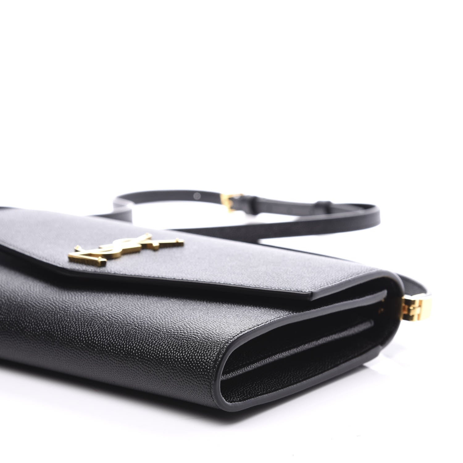 Saint Laurent Grain De Poudre Mini Uptown Crossbody Bag Black 6 of 10