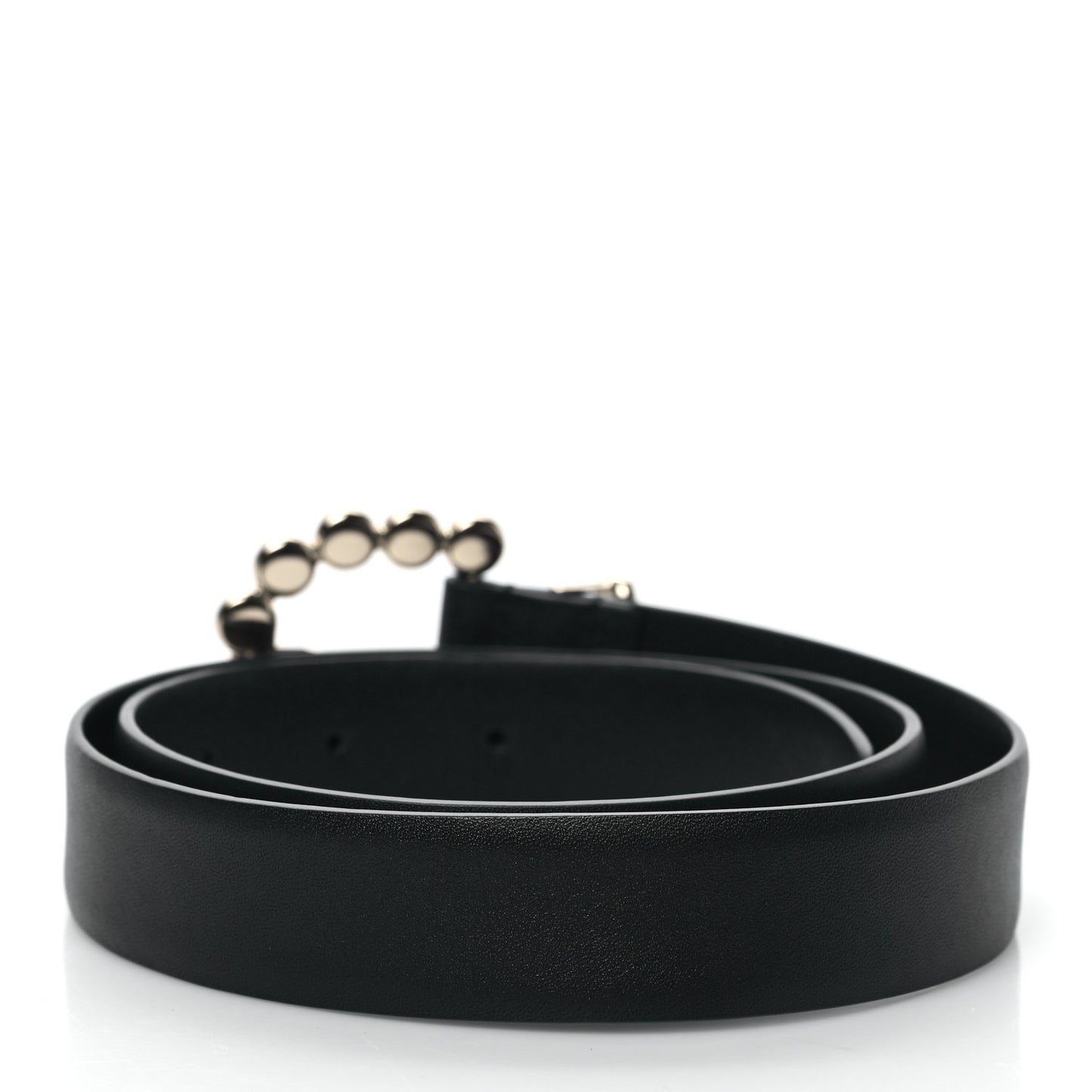 Calfskin Pearl CC Belt 75 30 Black