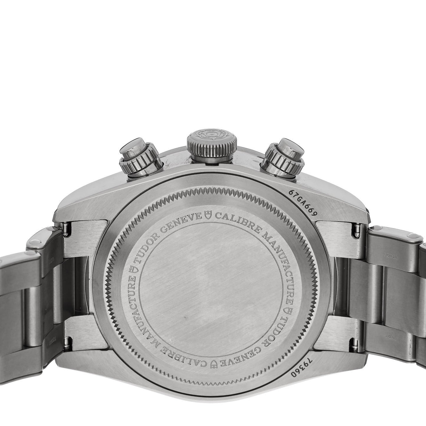 Stainless Steel 41mm Black Bay Chronograph Reverse Panda Automatic Watch Black 79360N