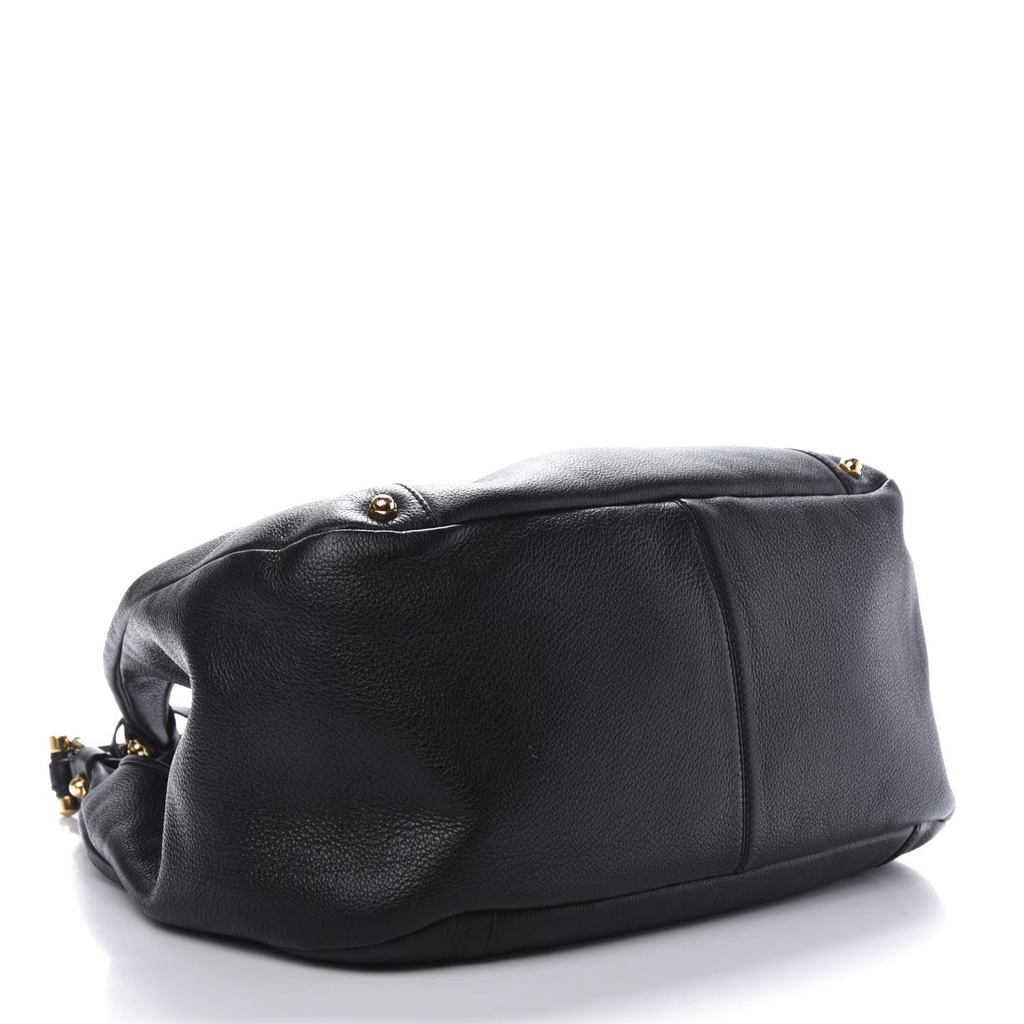 Calfskin Calle Hobo Black