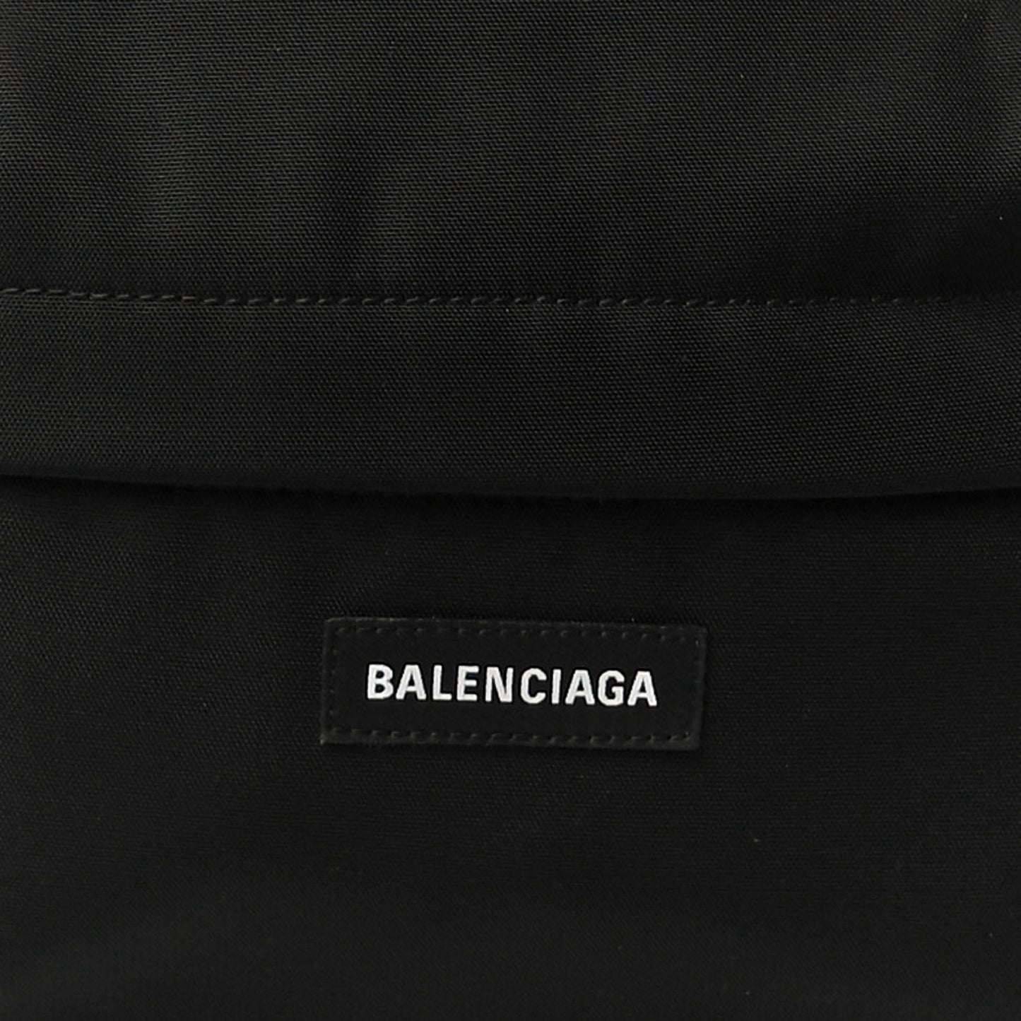 Nylon Faux Fur Explorer Backpack Black Pink