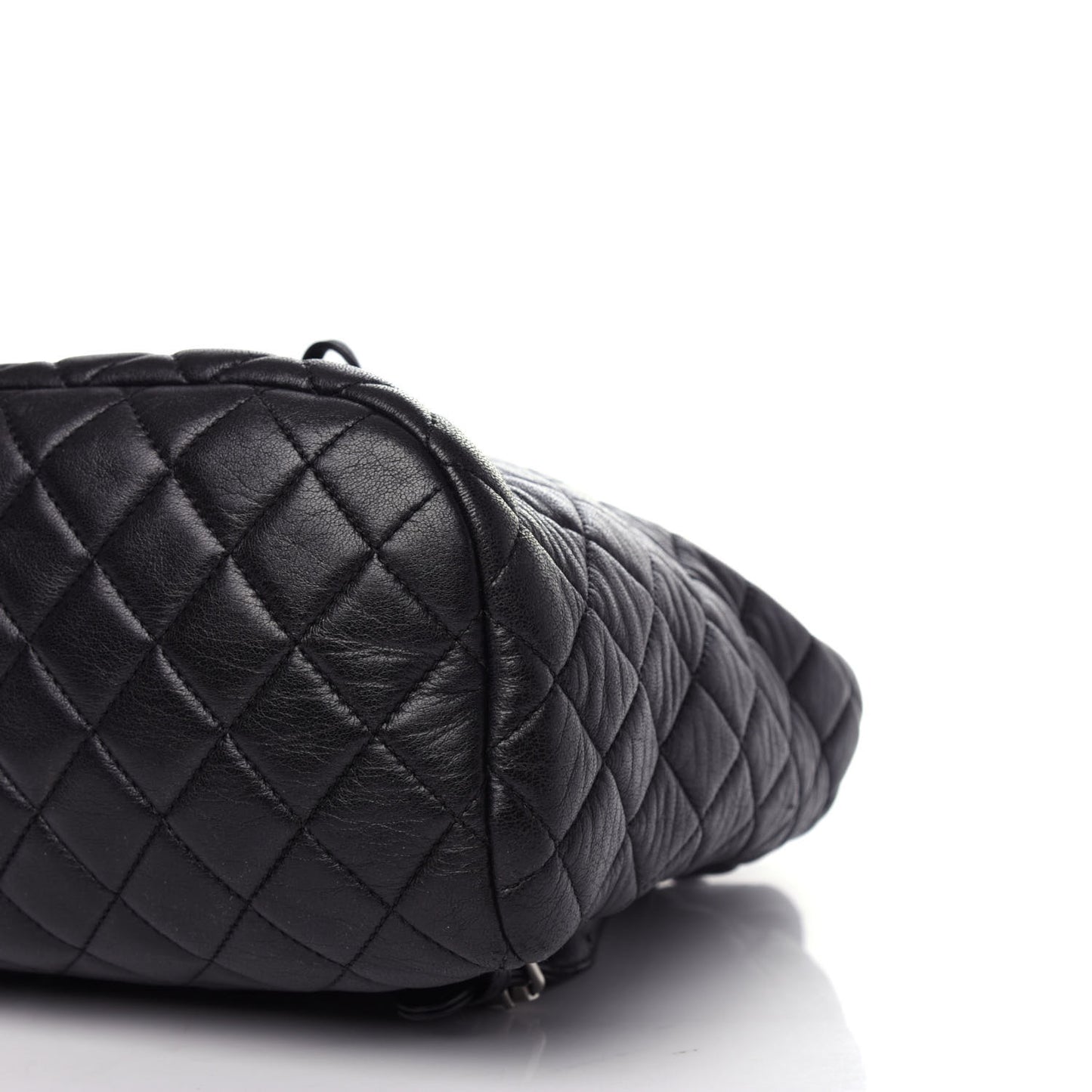 Lambskin Quilted Small Urban Spirit Backpack Black