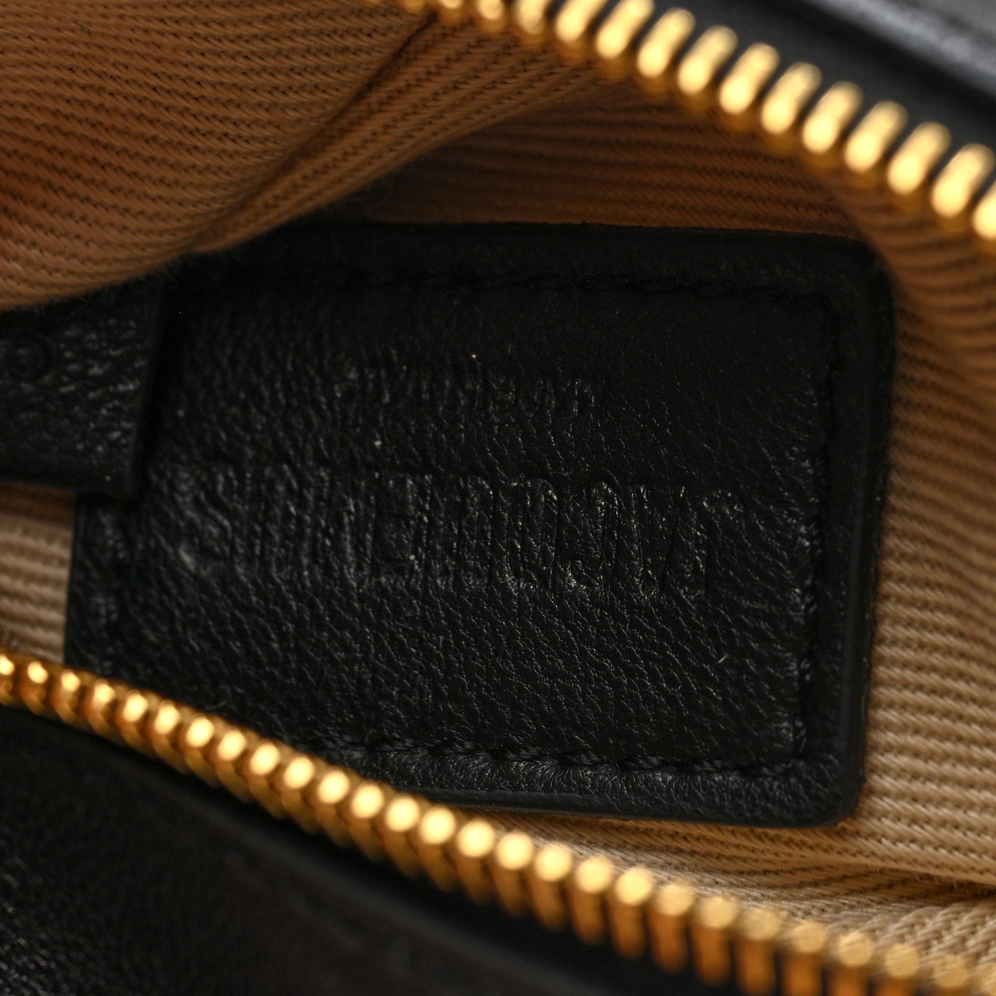 Lambskin Le Porte Calino Ring Top Handle Bag Black