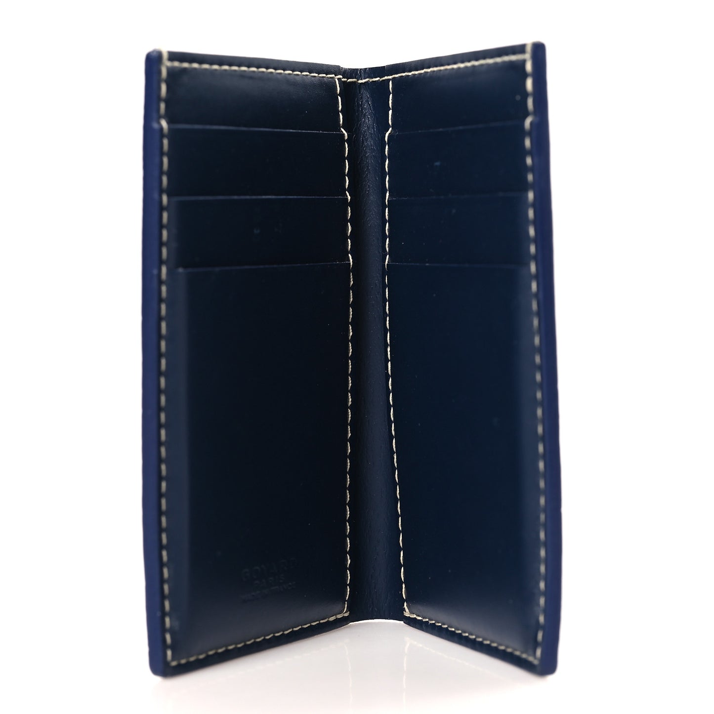 Goyardine Saint Pierre Card Holder Navy