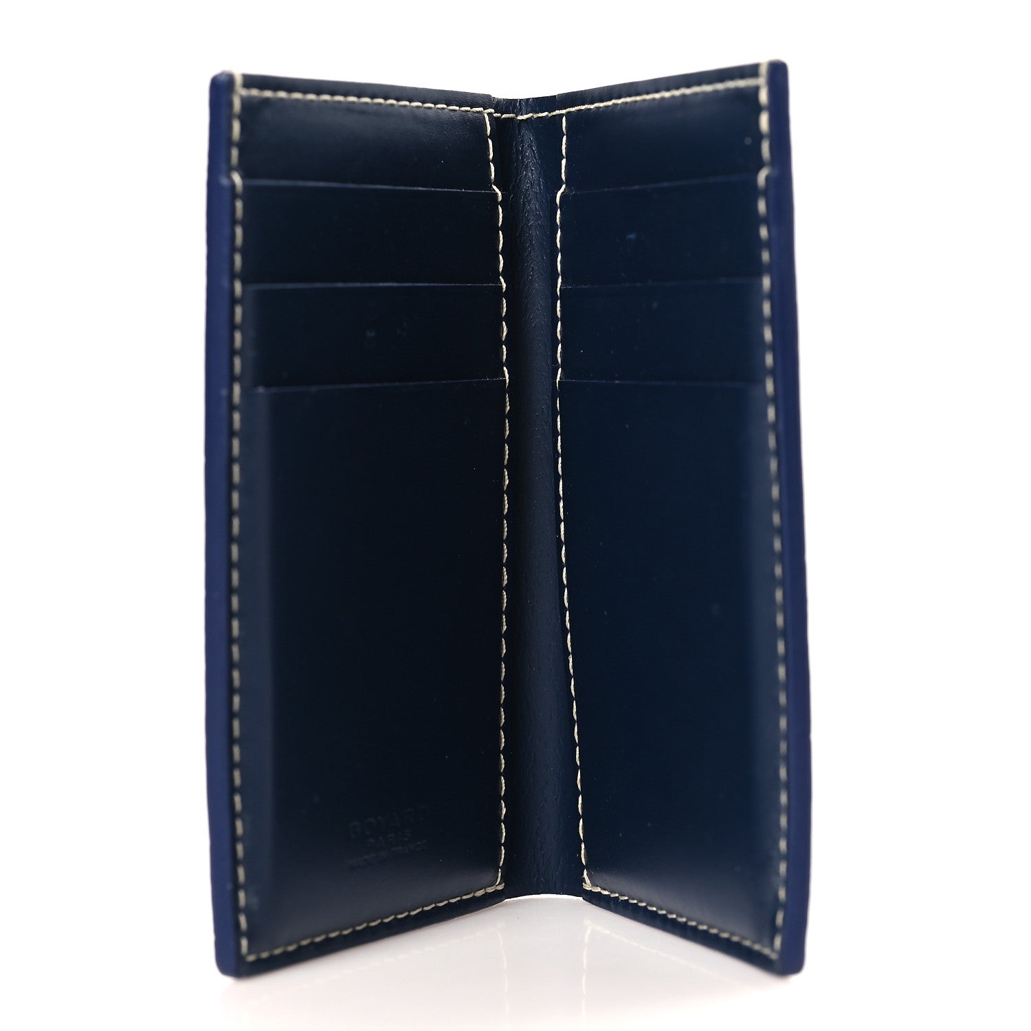 Goyard Goyardine Saint Pierre Card Holder Navy 5 of 7