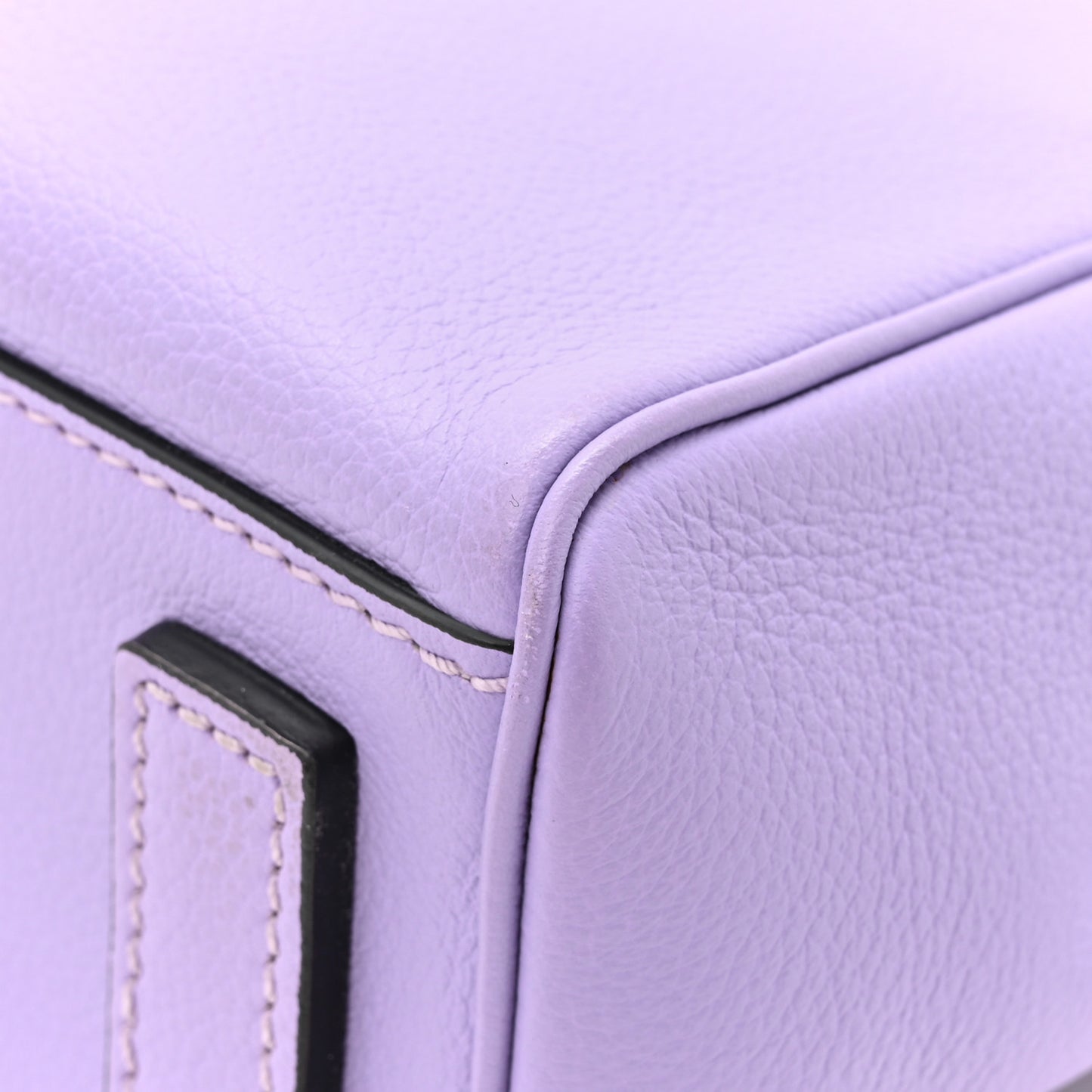 Calfskin Medusa Small Top Handle Handbag Lilac
