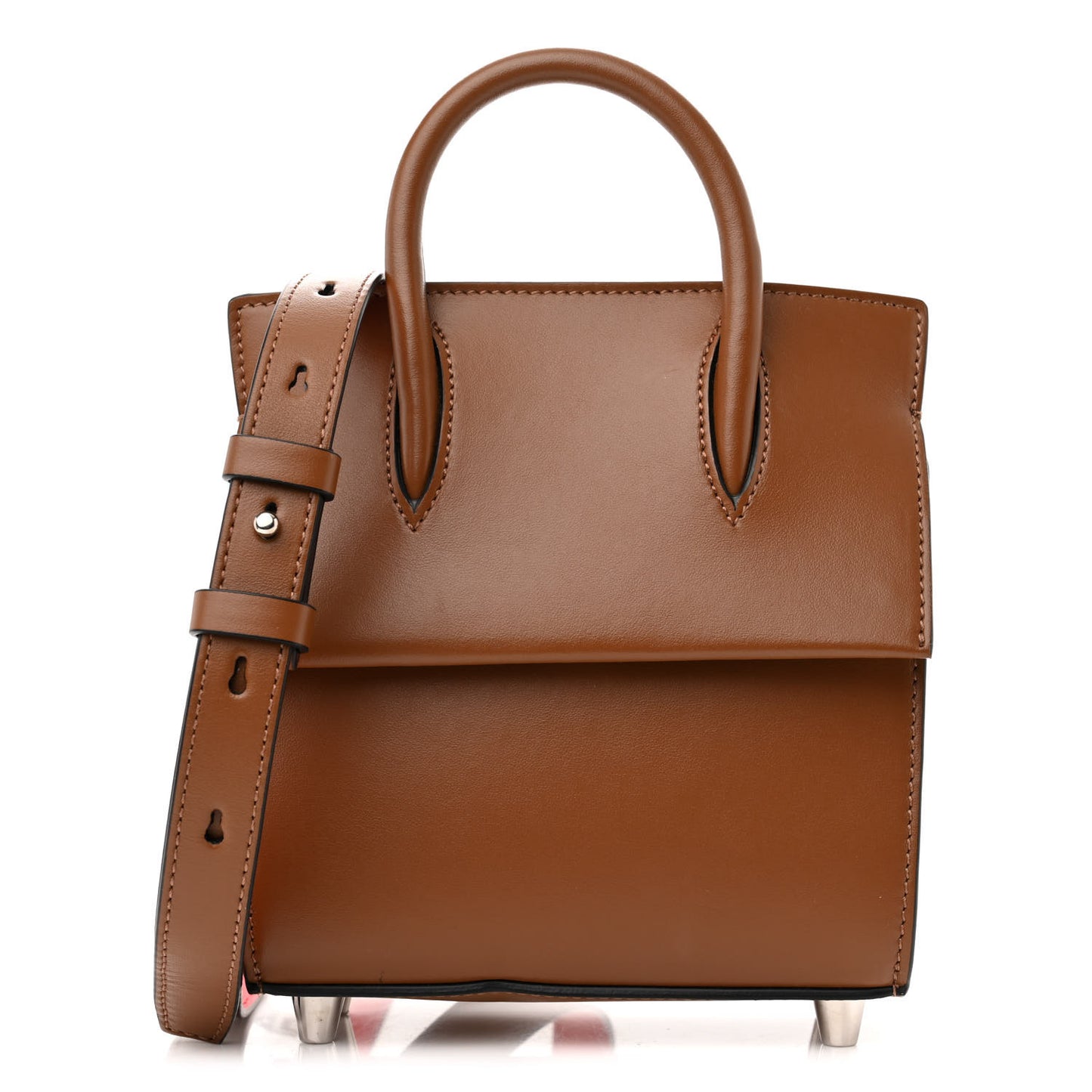 Calfskin Paloma Mini Empire Tote Cuoio