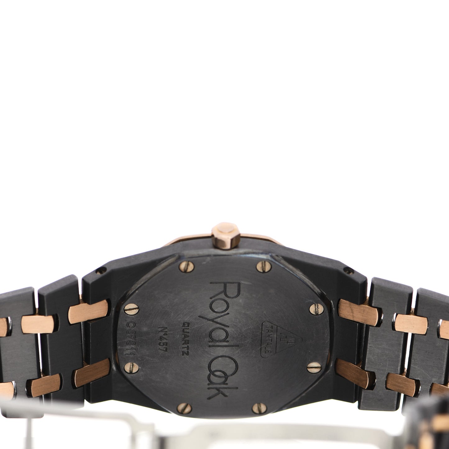 Tantalum 18K Rose Gold 33mm Royal Oak Quartz Watch Grey 56175TR.OO.0789TR.01
