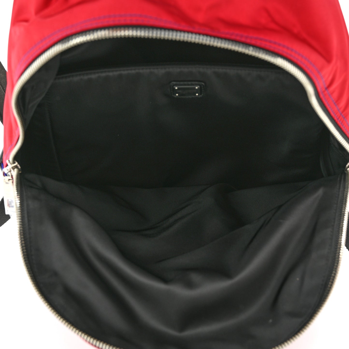 Nylon Super Pig Backpack Red Multicolor