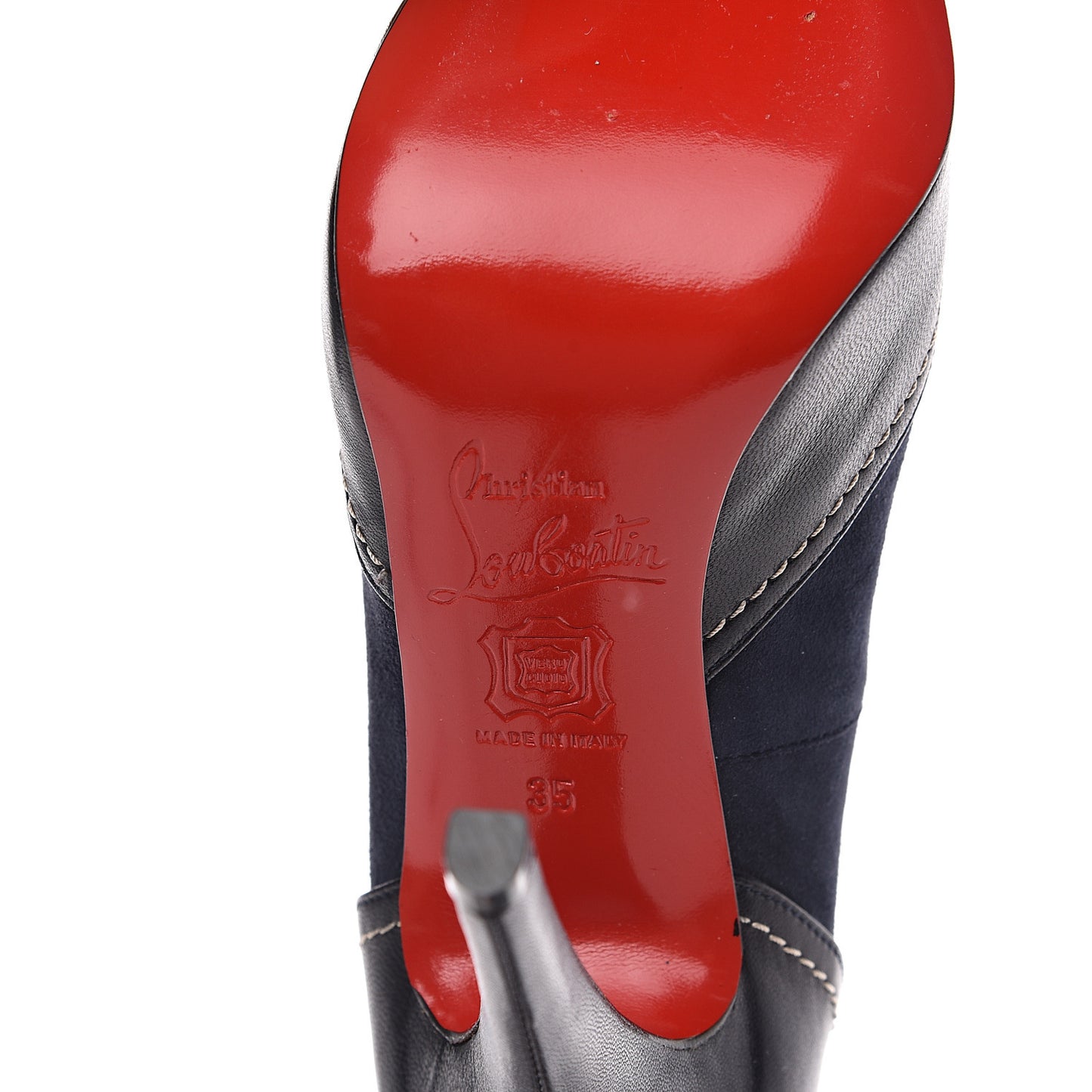 Veau Velours Nappa Defil Decollete 120 Pumps 35 Marine