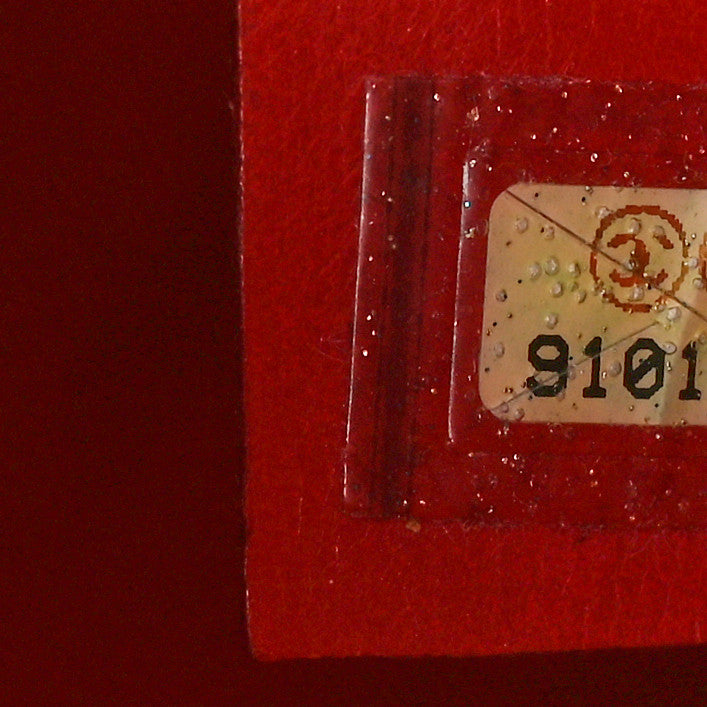 Caviar Quilted Small Bowler Dark Red