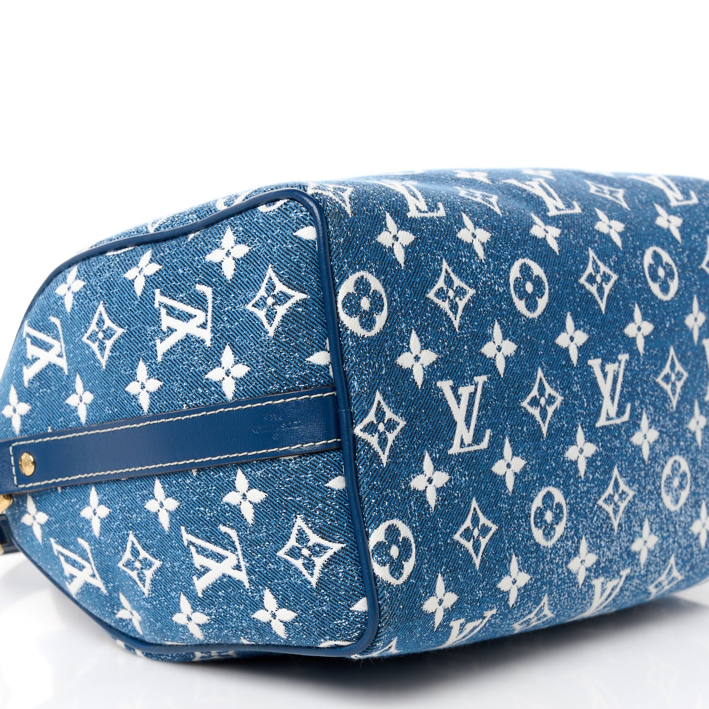 Monogram Jacquard Denim Speedy Bandouliere 25 Bleu