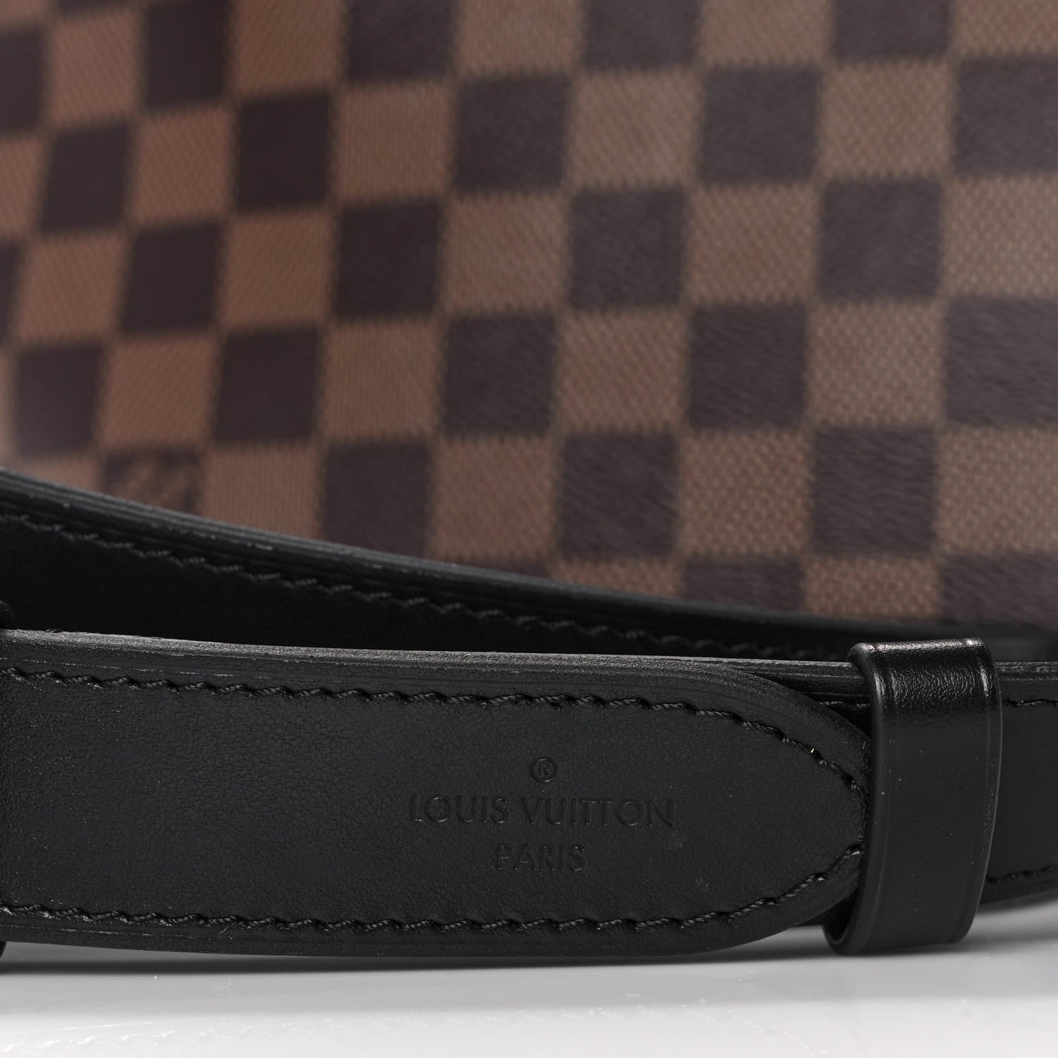 Louis Vuitton Damier Ebene Odeon PM Black 7 of 9