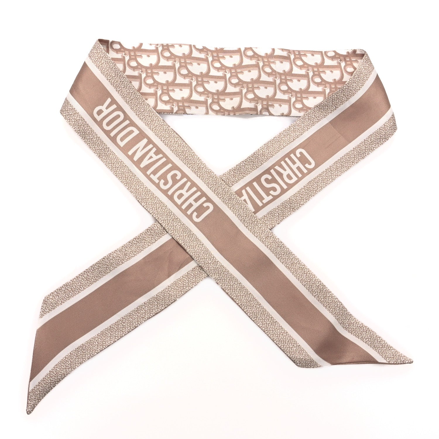 Christian Dior Silk Oblique Mitzah Scarf Rose 1852794 – FASHIONPHILE