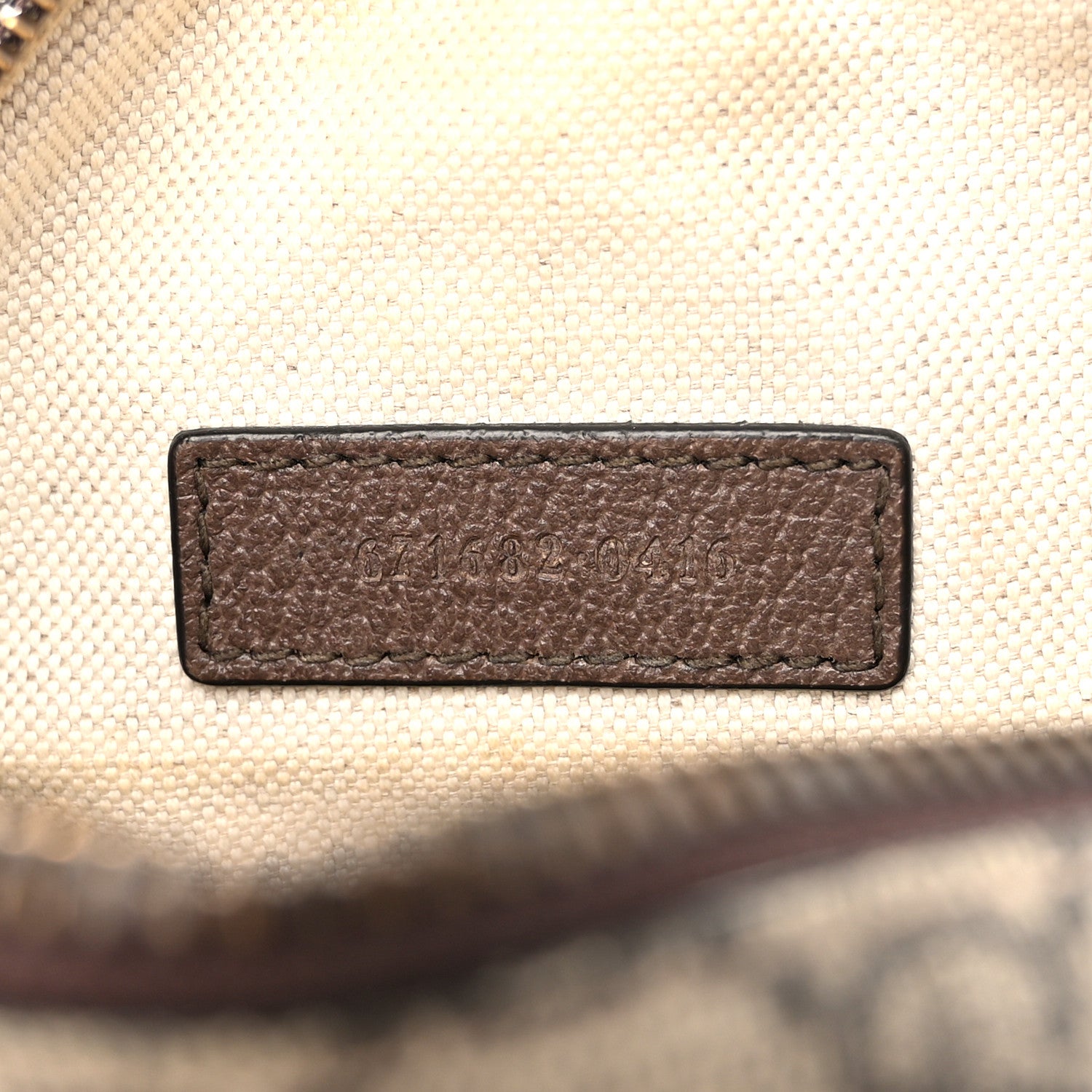 Gucci GG Supreme Monogram Web Mini Ophidia Double Zip Messenger Bag Beige New Acero 7 of 12