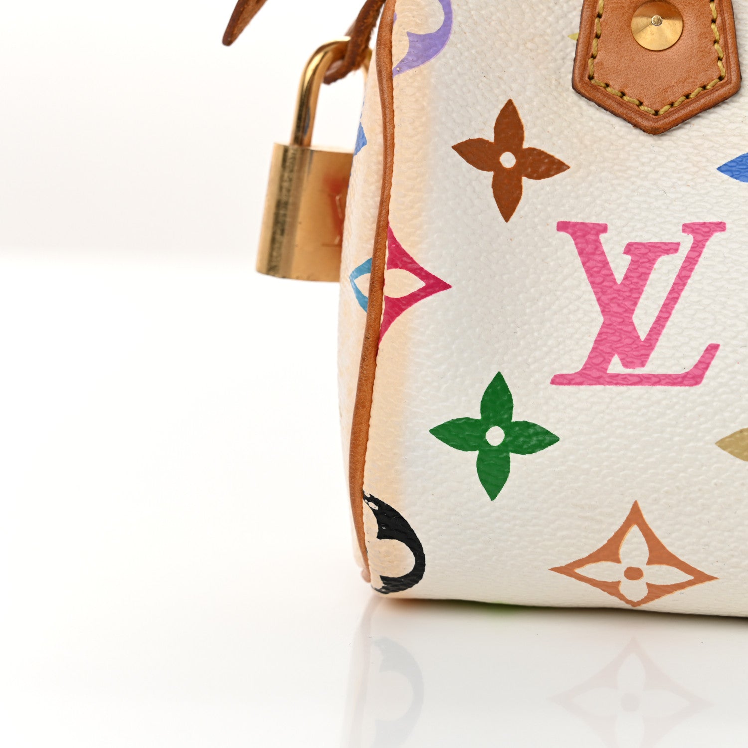 Louis Vuitton Monogram Multicolor Mini Sac HL Speedy White 12 of 14