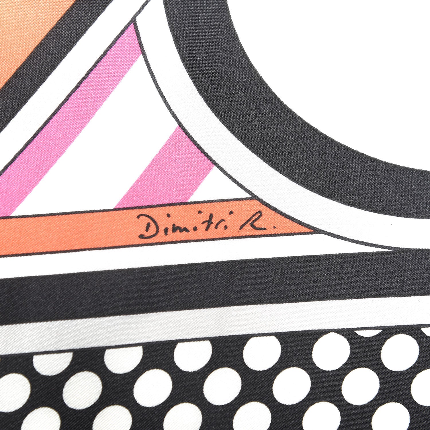 Hermes Silk Pegase Pop Scarf 140 Indigo Rose Multicolor 7 of 8