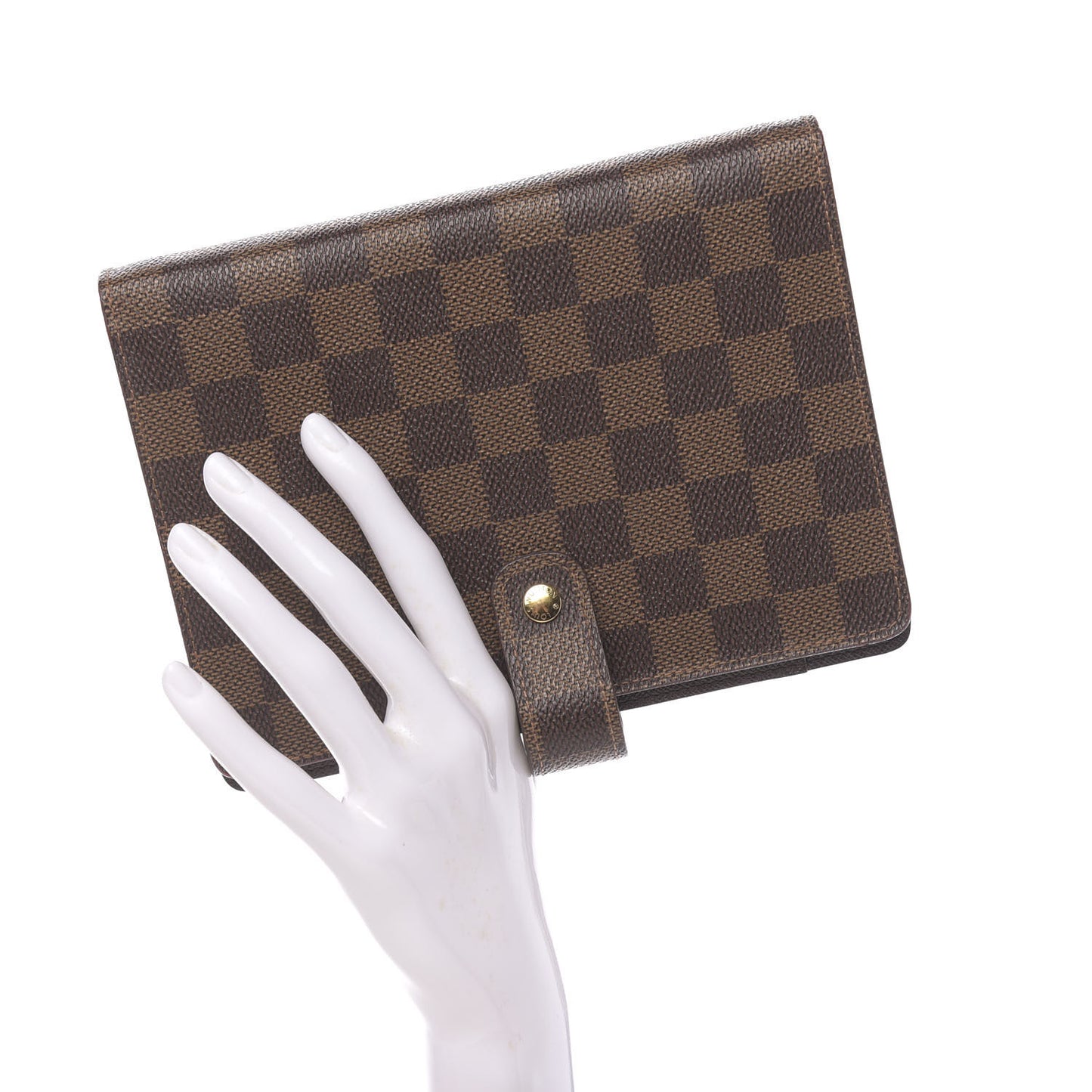 Damier Ebene Medium Ring Agenda Cover