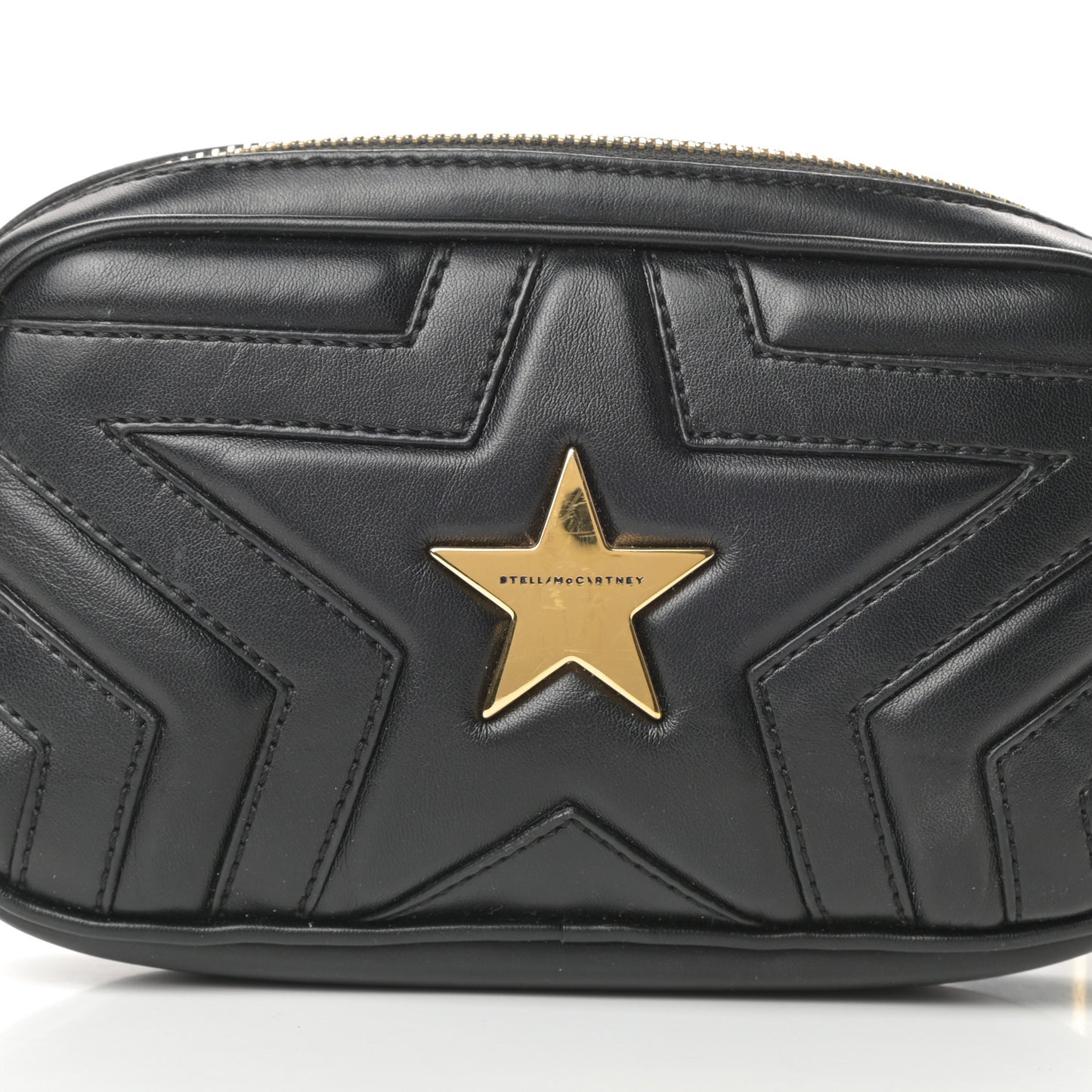 Eco Alter Nappa Star Patch Belt Bag Black
