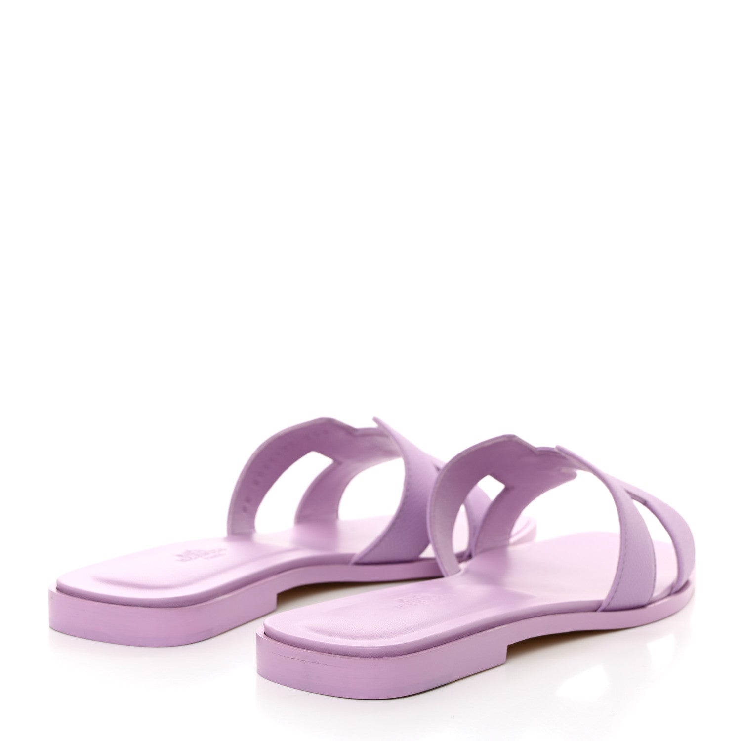Hermes Epsom Oran Sandals 37.5 Violet Amethyste 4 of 9