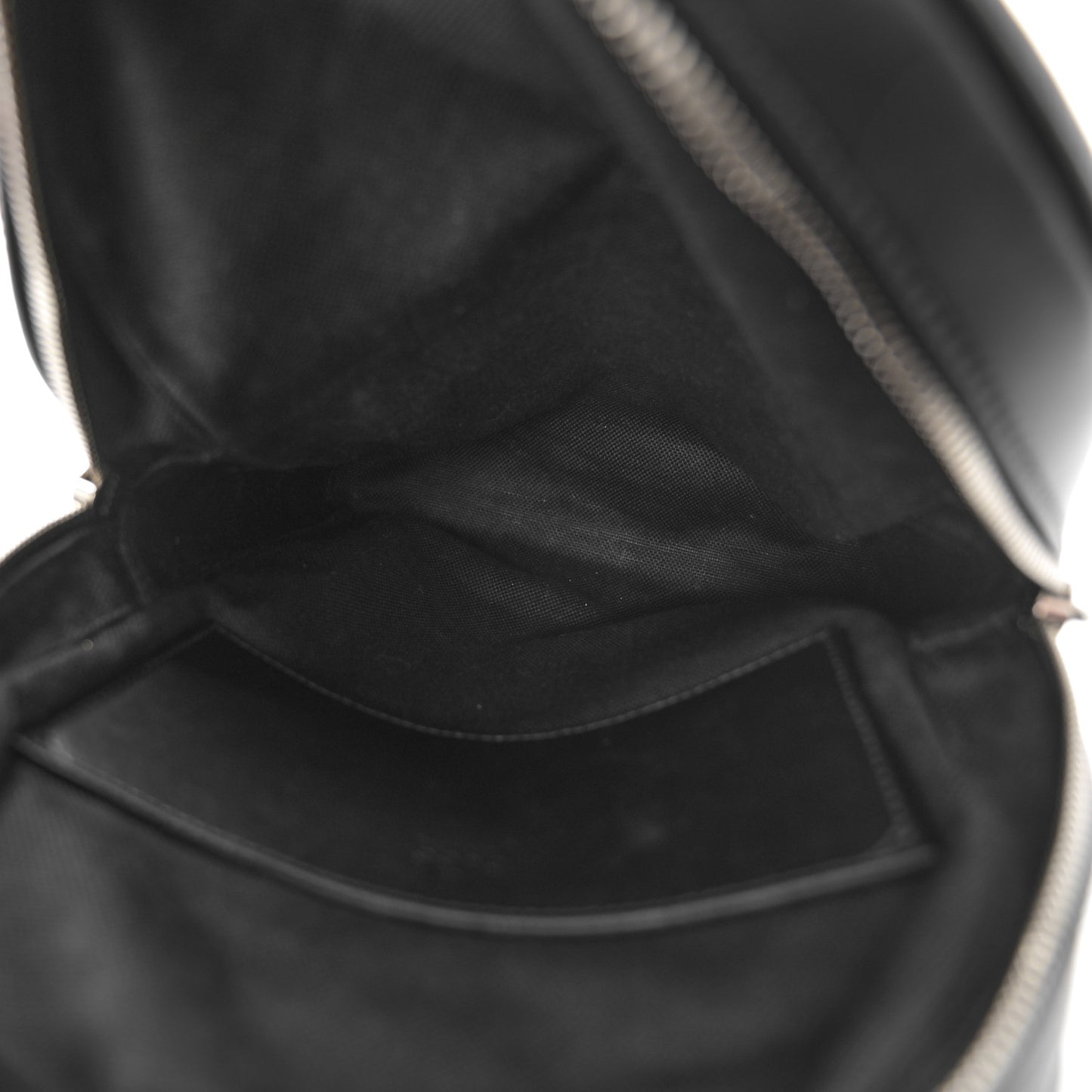 GG Supreme Monogram Calfskin Web Sling Backpack Black Grey