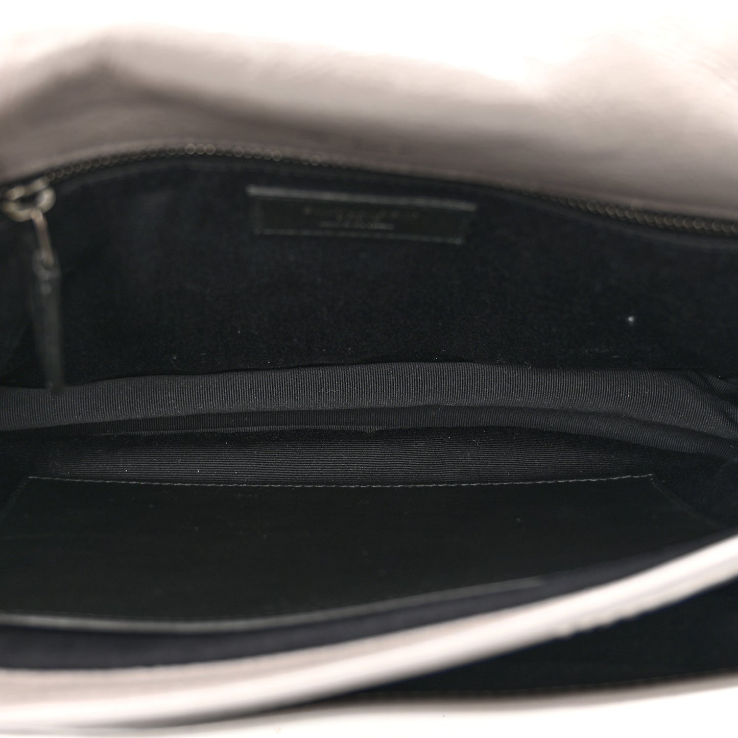 Crinkled Calfskin Matelasse Monogram Medium Niki Chain Satchel Fog