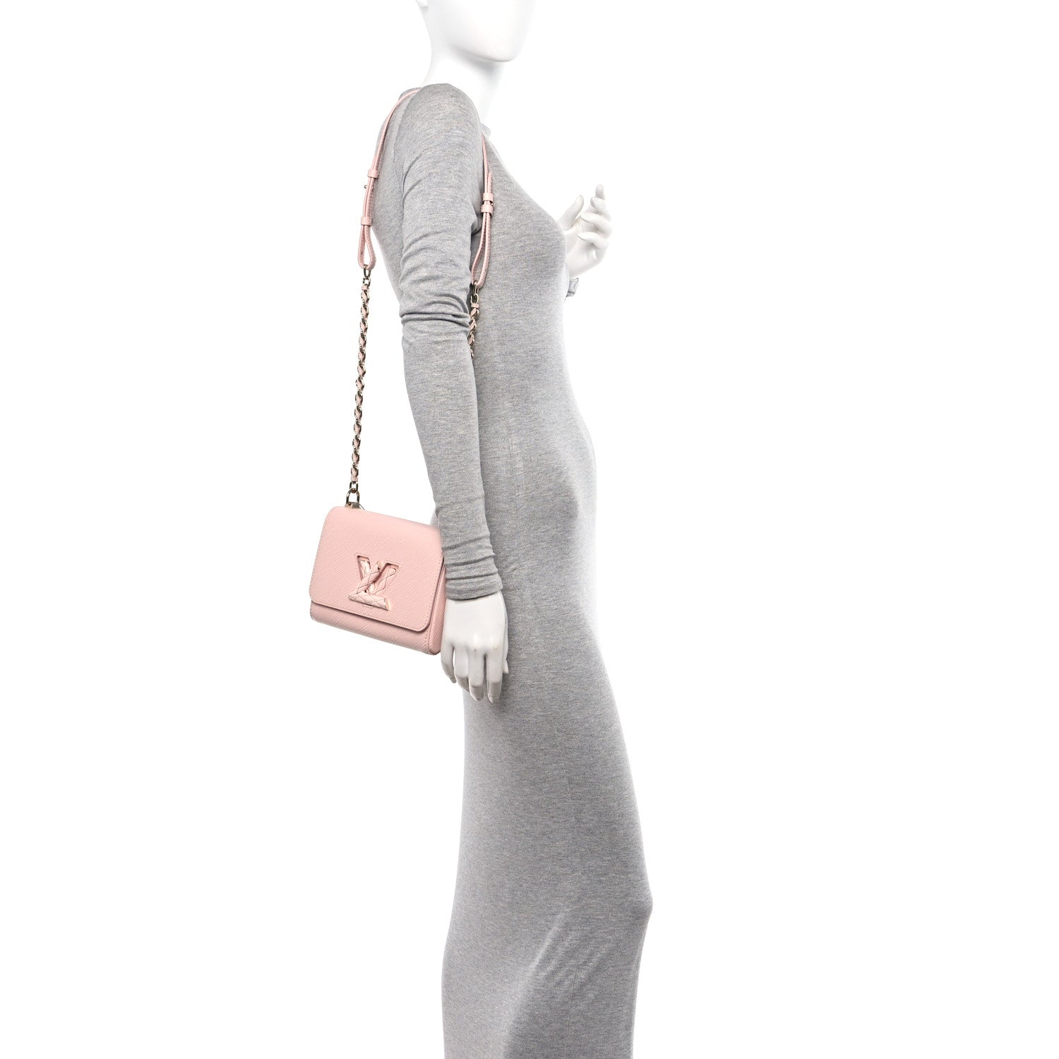 Louis Vuitton Epi Enamel Wave Twist Shoulder Bag PM Rose Jasmin 2 of 10