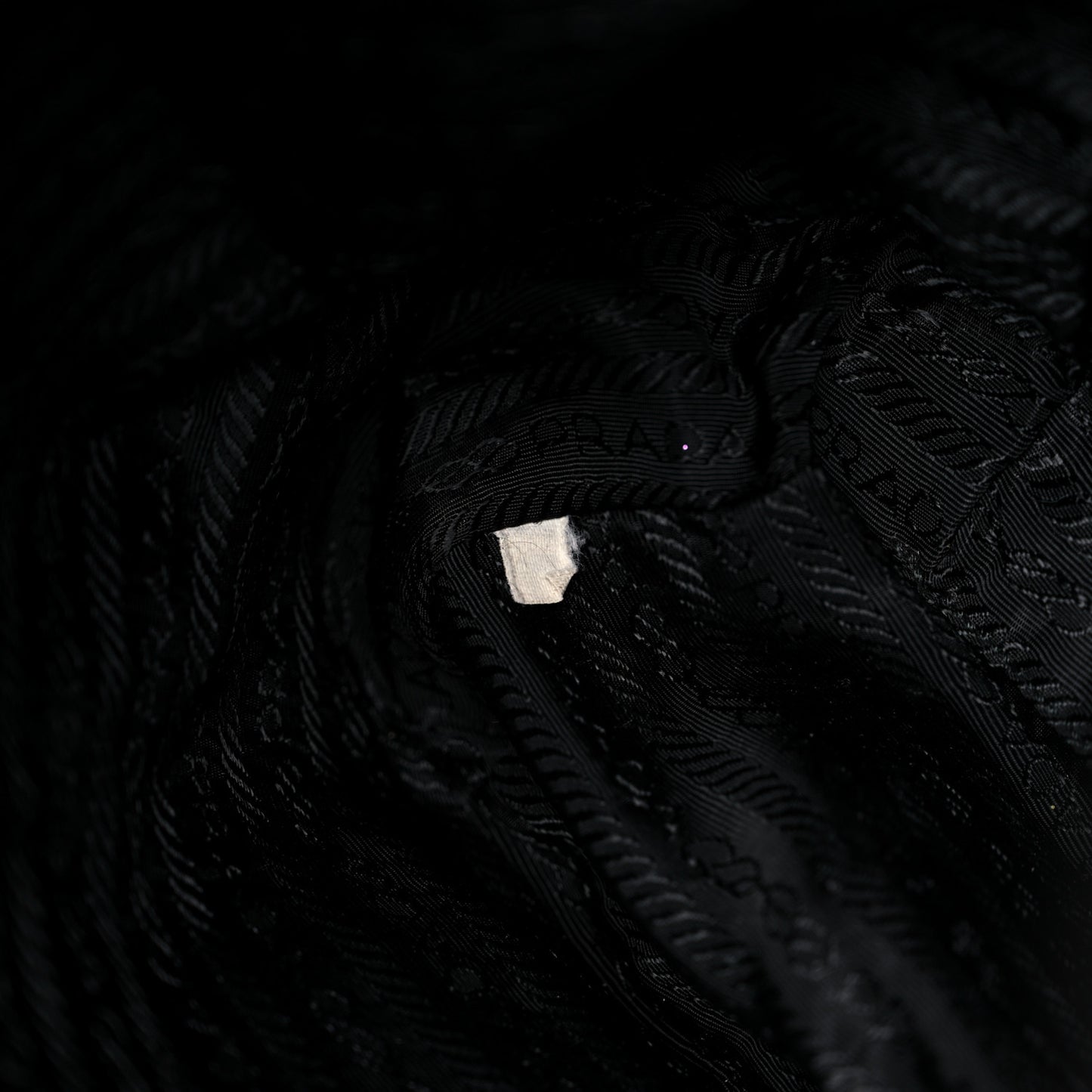 Nylon Vela Mini Cinch Backpack Black