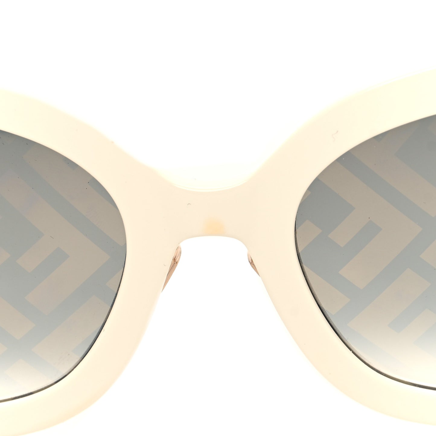 Acetate 53mm Sunglasses FF 0434/G/S White Gold