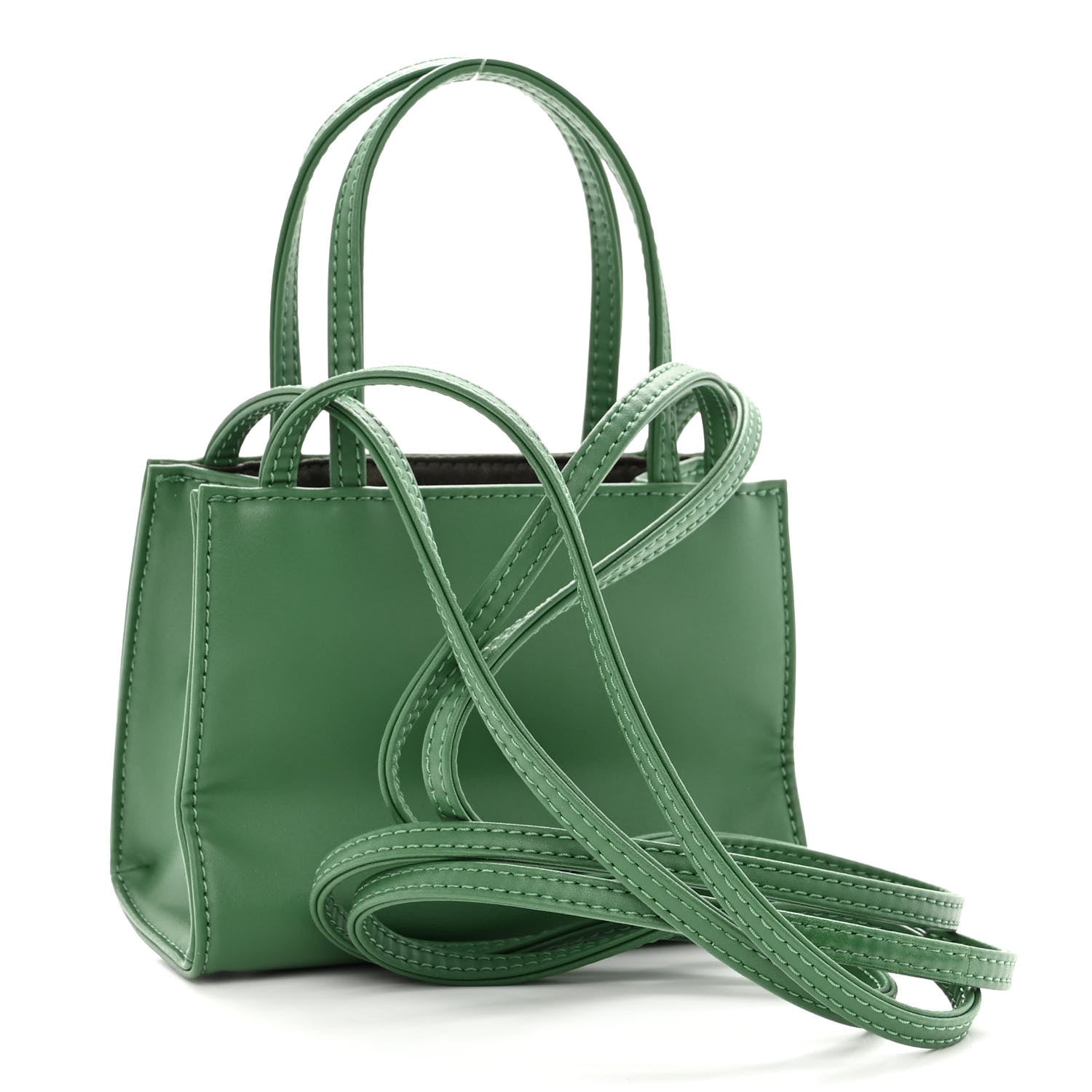 Telfar Vegan Leather Small Shopping Bag Leaf 3 of 9