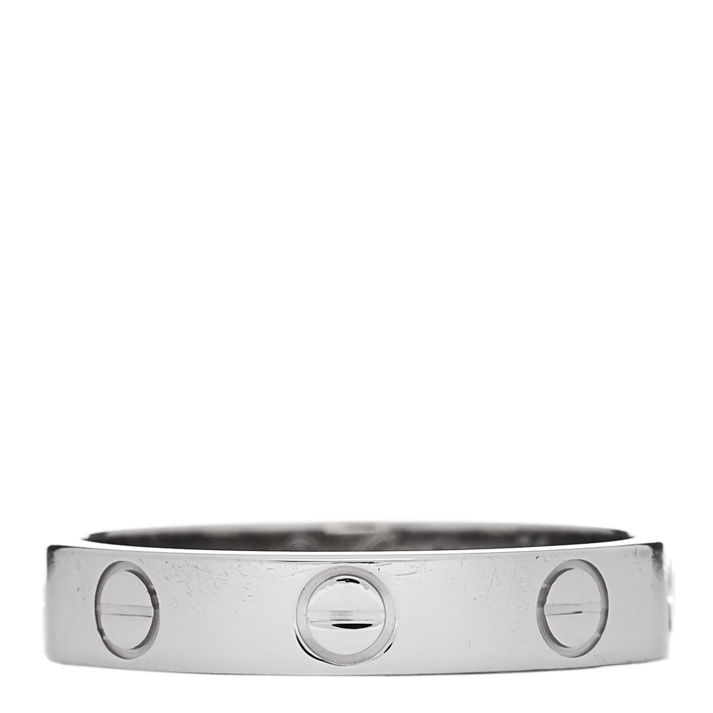 Platinum 3.5mm LOVE Wedding Band Ring 52 6