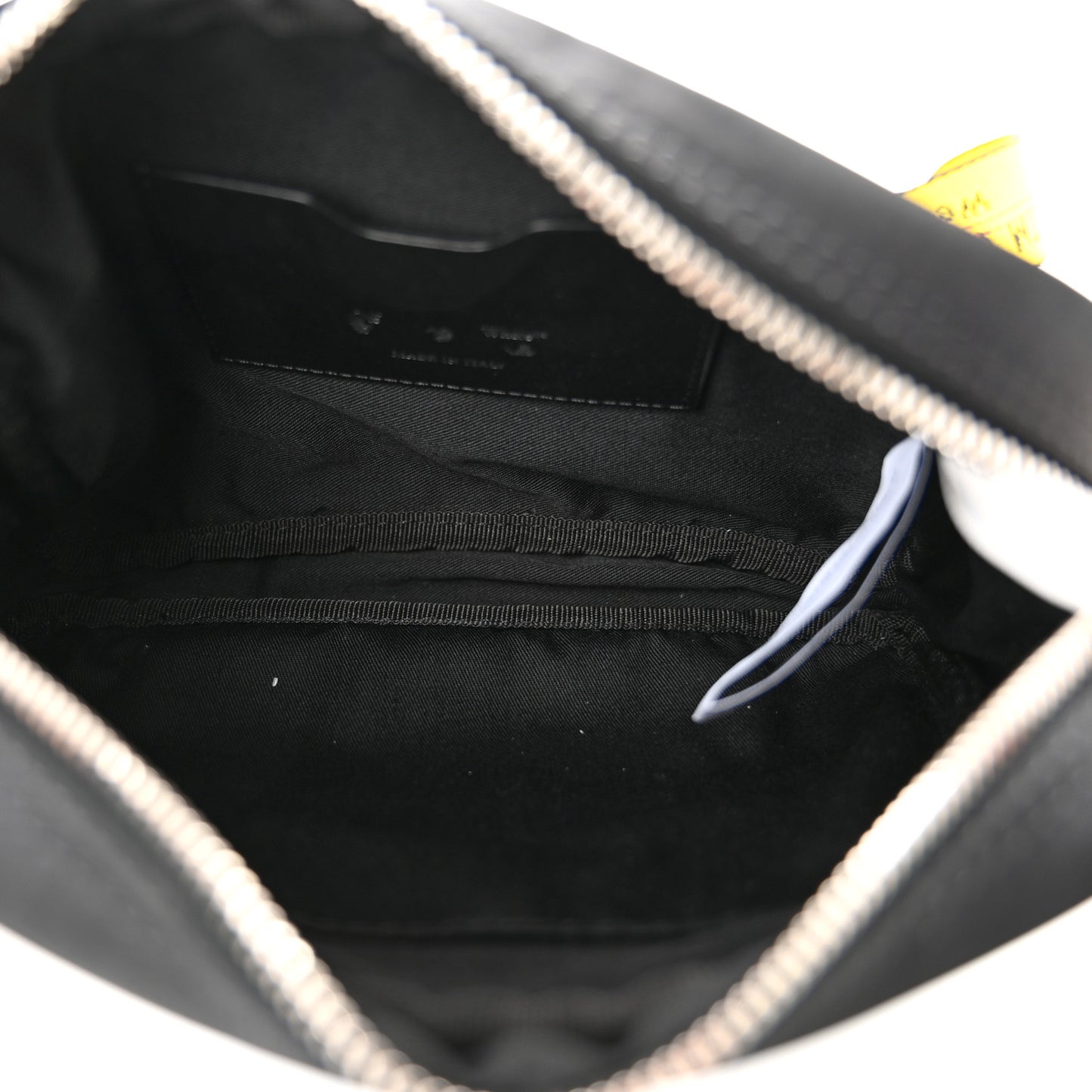 Nylon Logo Print Crossbody Bag Black