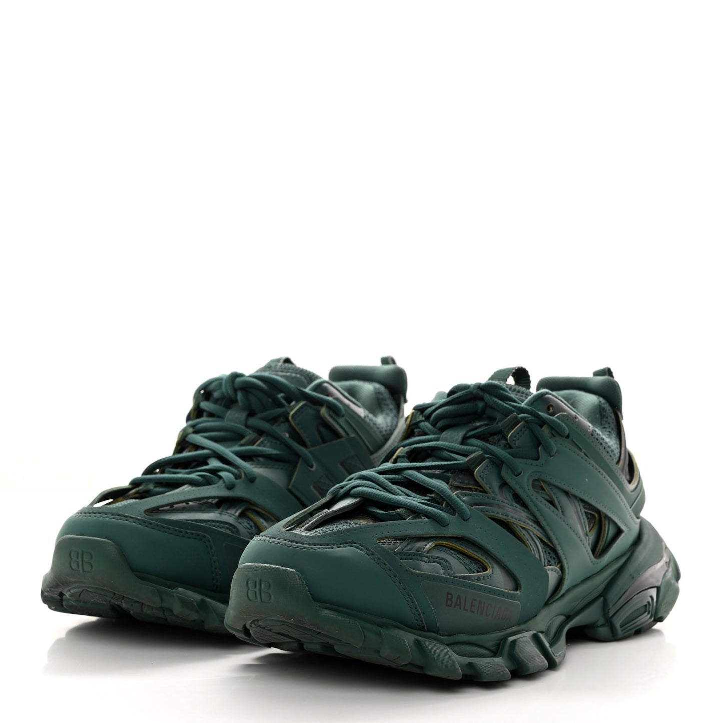 Mesh Nylon Mens Track Sneakers 40 Dark Green