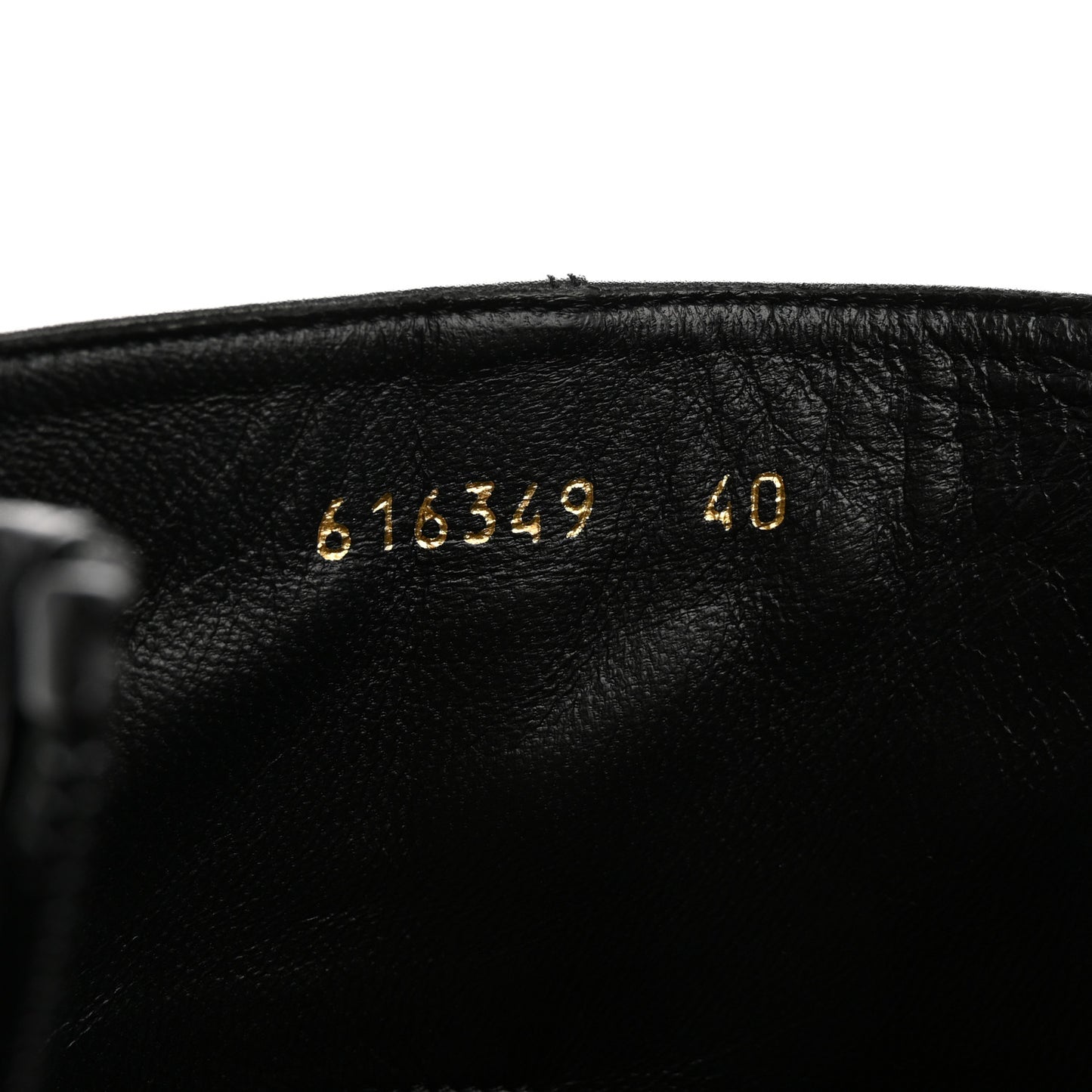 Calfskin Soft Rim Ankle Booties 40 Black