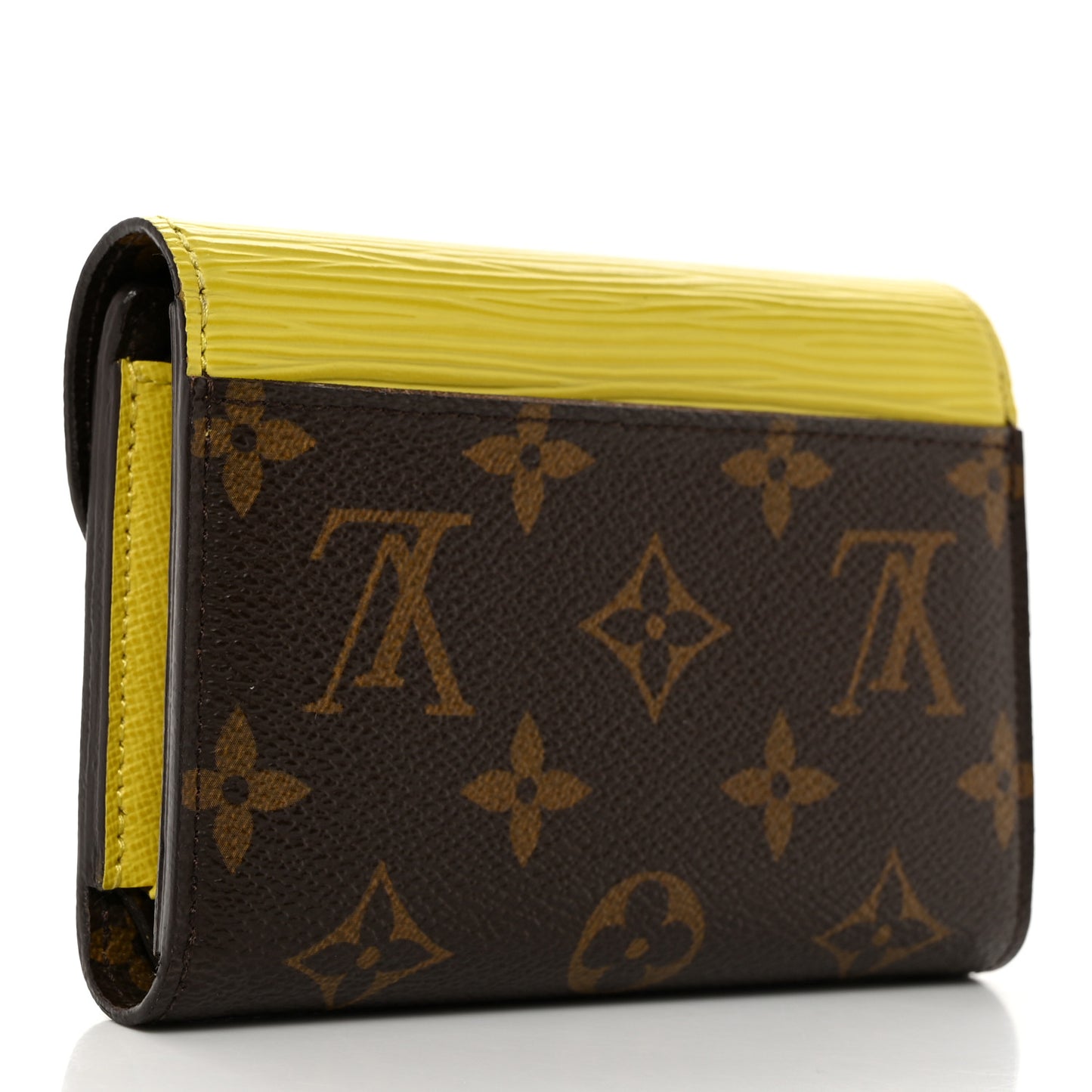 Epi Monogram Marie-Lou Compact Wallet Pistache