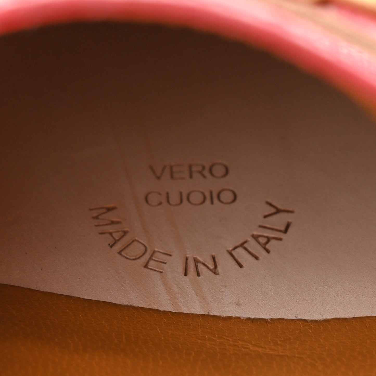 GG Supreme Monogram Cordovan Lux Womens Harald Horsebit 25mm Platform Loafers 36 Beige Hibiscus Red