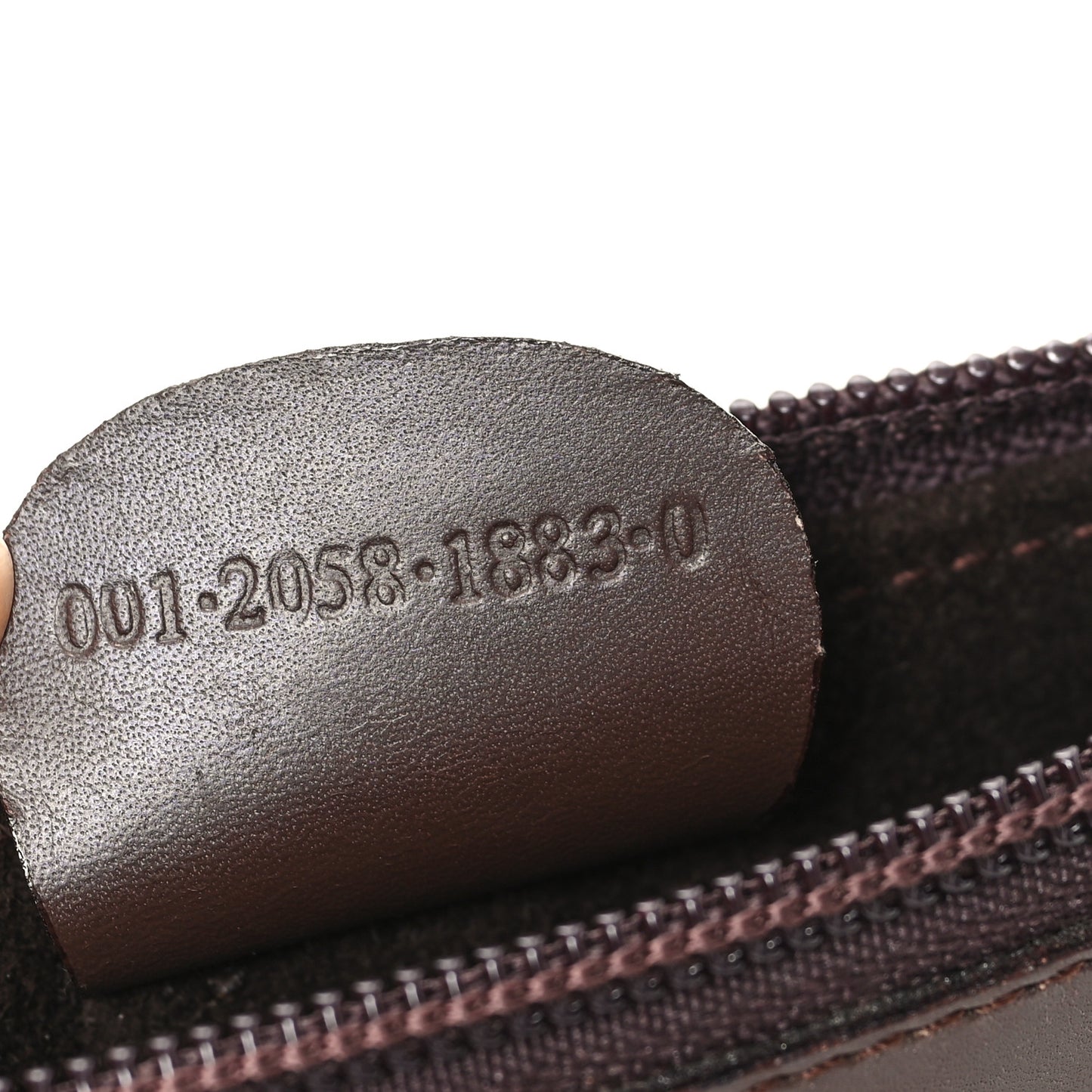 Calfskin Bamboo Shoulder Bag Brown