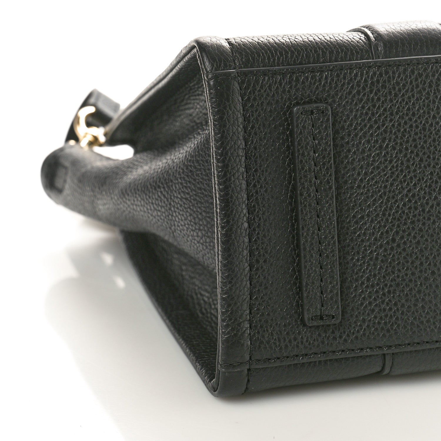 Marc Jacobs Grained Calfskin Medium The Tote Bag Black 9 of 10