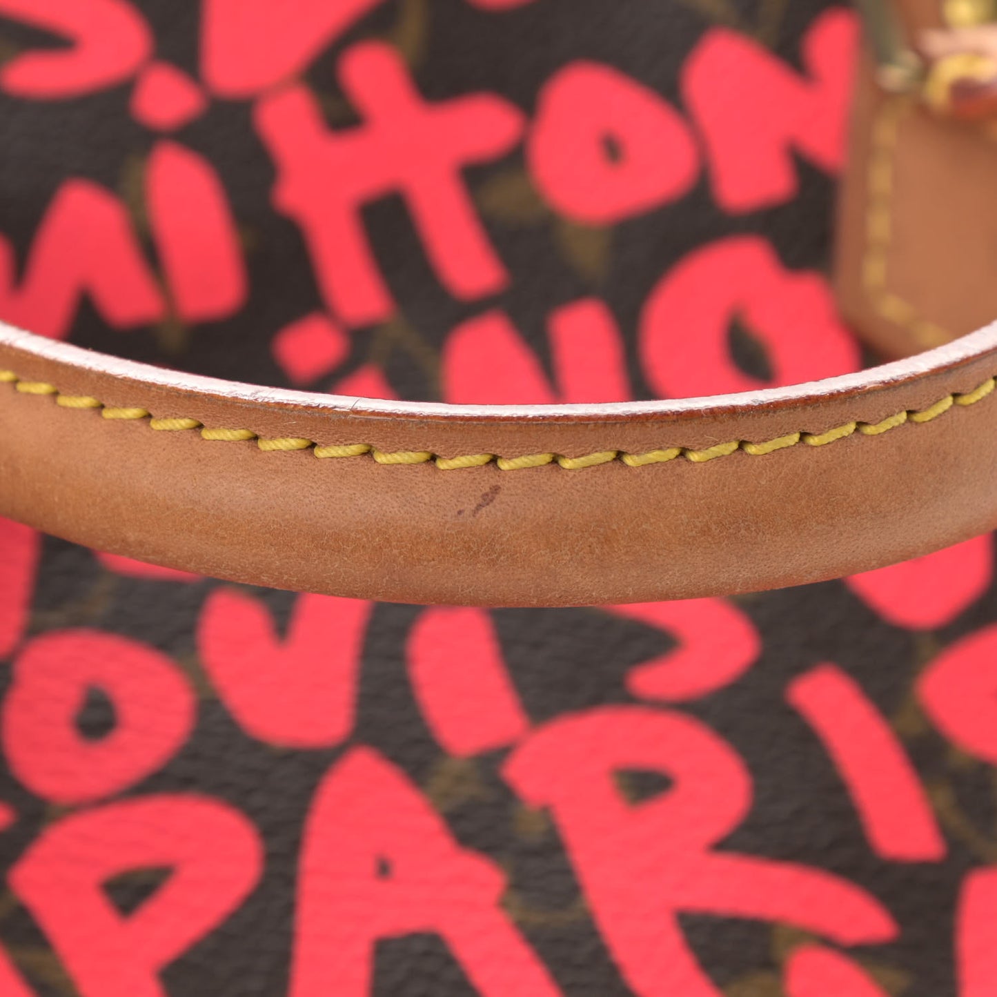 Monogram Graffiti Speedy 30 Fuchsia
