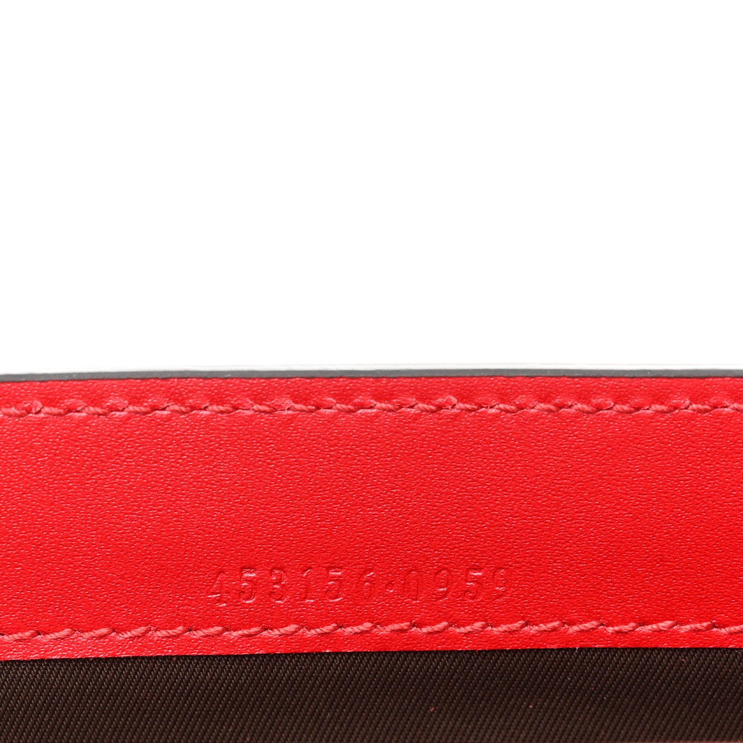 Gucci Guccissima Padlock Clutch Hibiscus Red 6 of 8