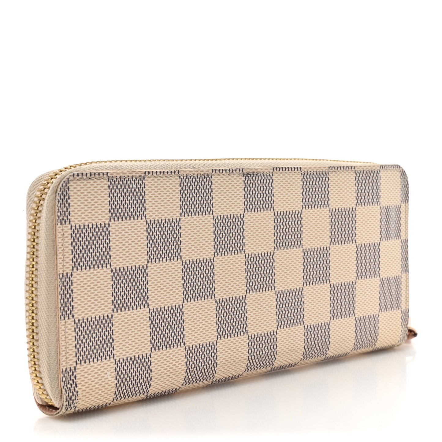Damier Azur Clemence Wallet Rose Ballerine