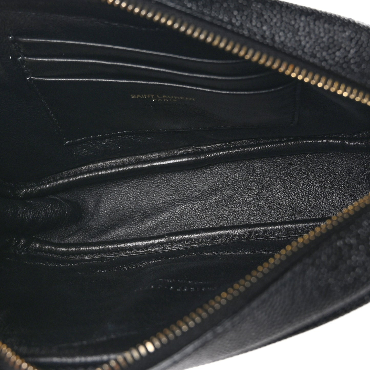 Grain De Poudre Matelasse Monogram Mini Lou Camera Bag Black