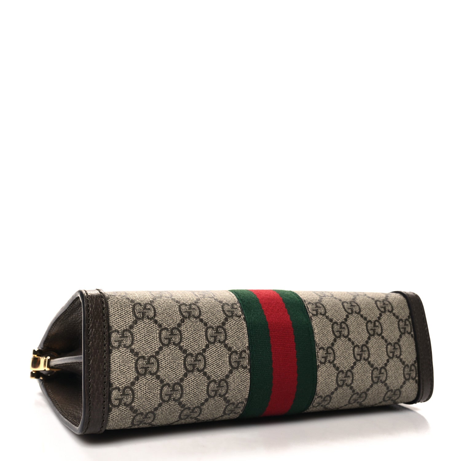 Gucci GG Supreme Monogram Web Small Ophidia Chain Shoulder Bag Brown 4 of 11