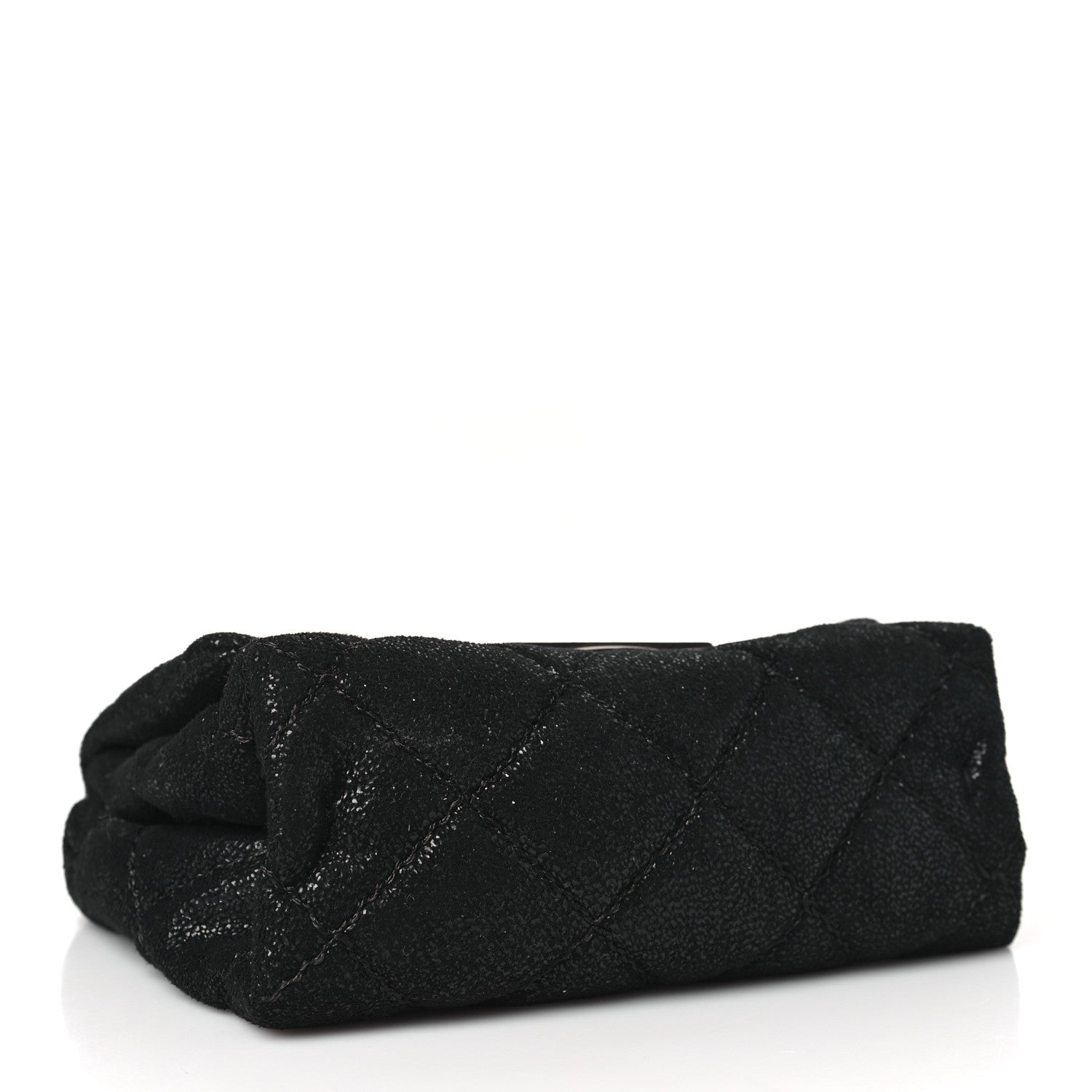 Stella McCartney Shaggy Deer Quilted Mini Beckett Chain Shoulder Bag Black 4 of 11