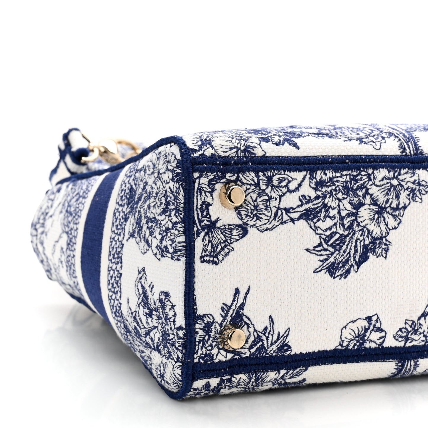 Canvas Reverse Embroidered Rêve d'Infini Medium Lady D-Lite Blue Multicolor