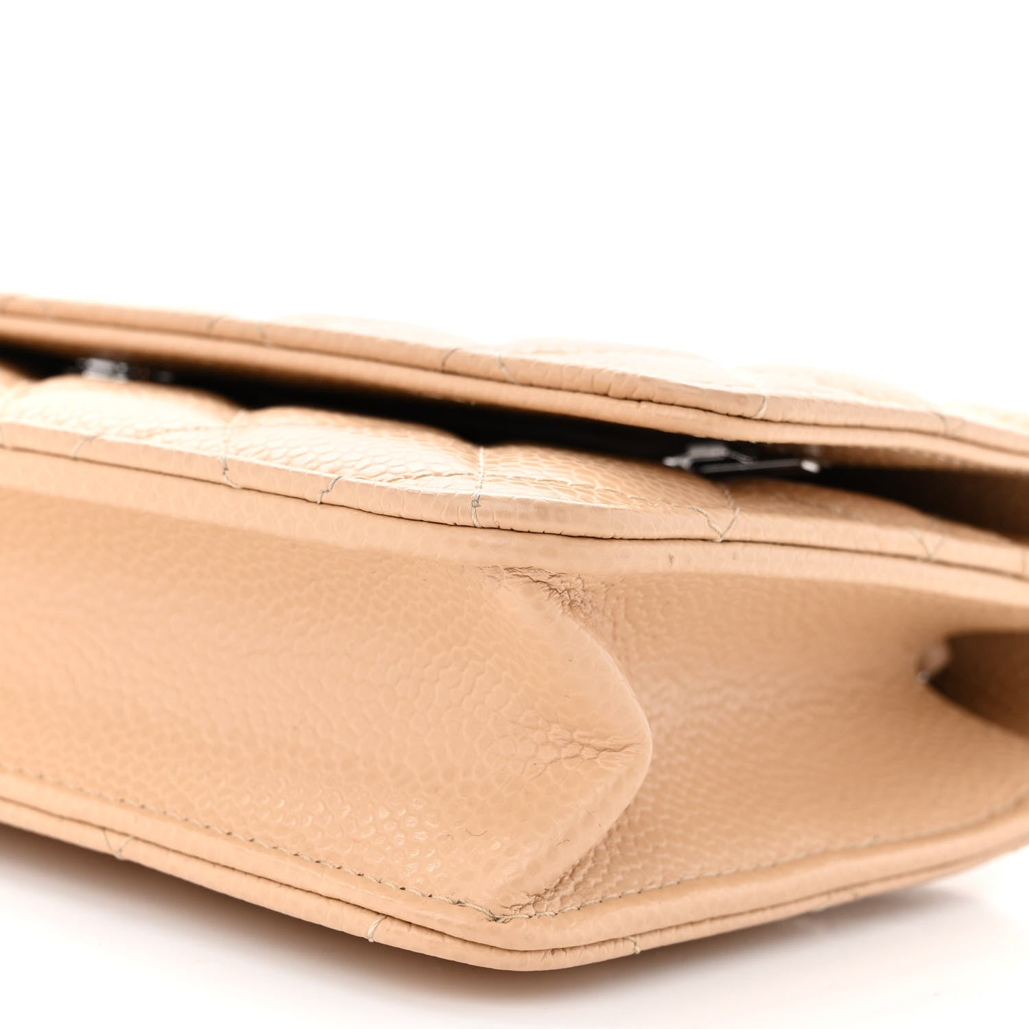 Chanel Caviar Quilted Wallet on Chain WOC Beige Clair 11 of 11